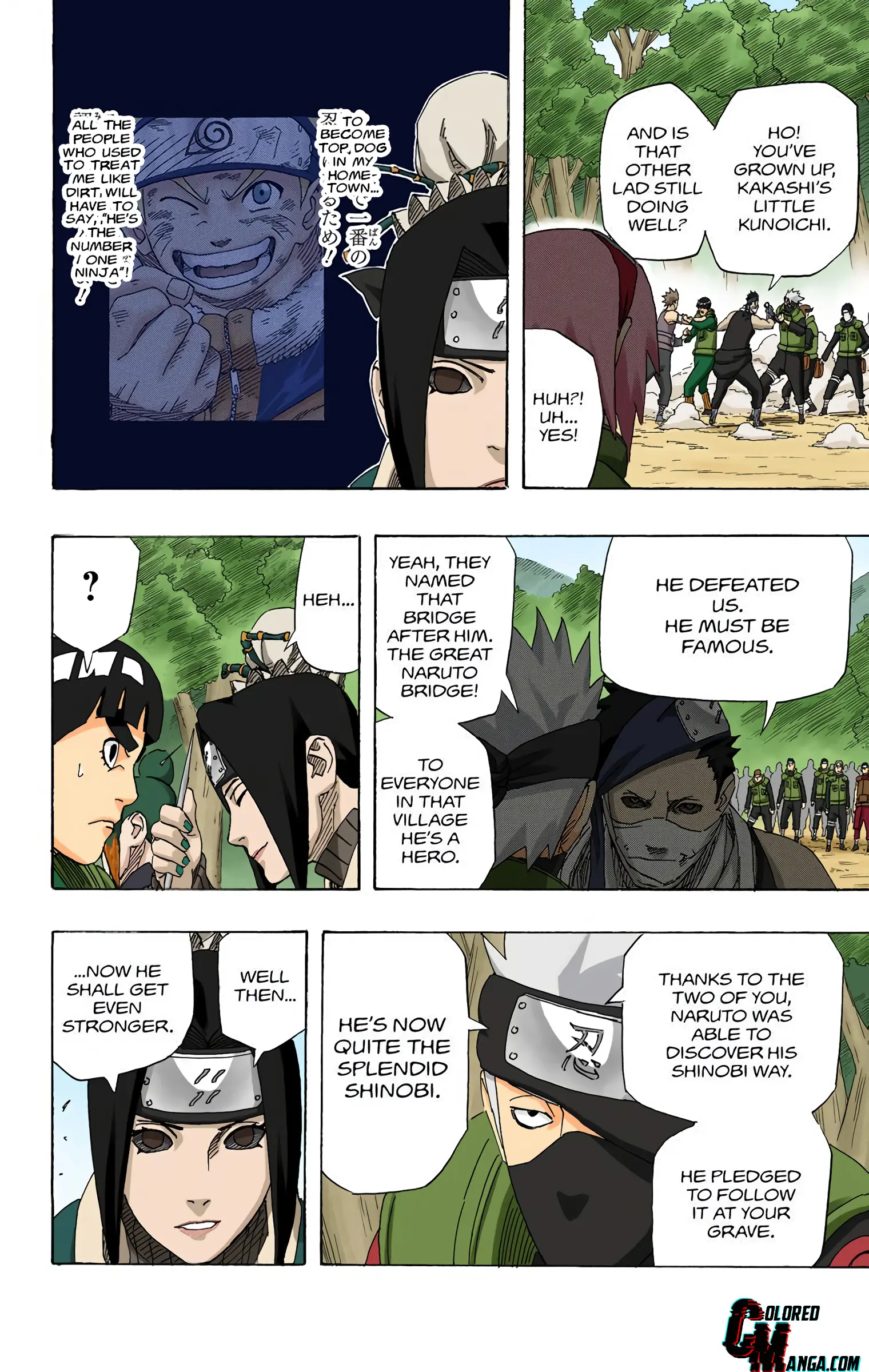 Naruto Colored Manga Online, chapter 521, page 15