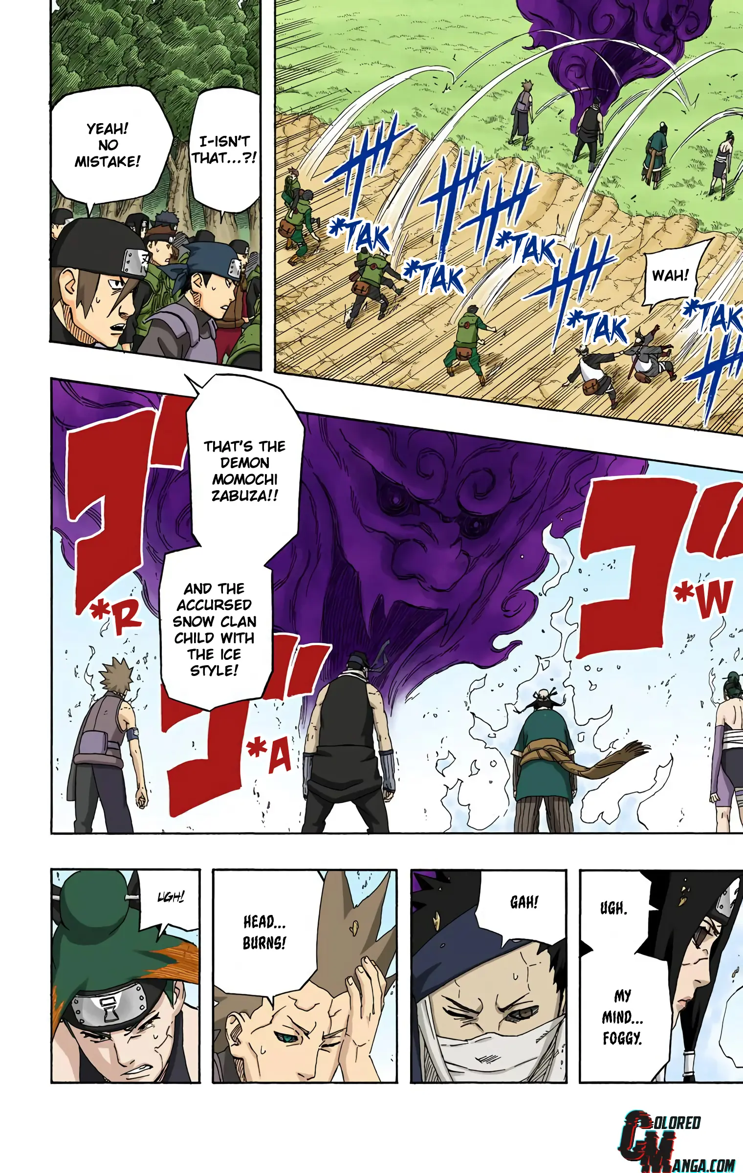 Naruto Colored Manga Online, chapter 522, page 2