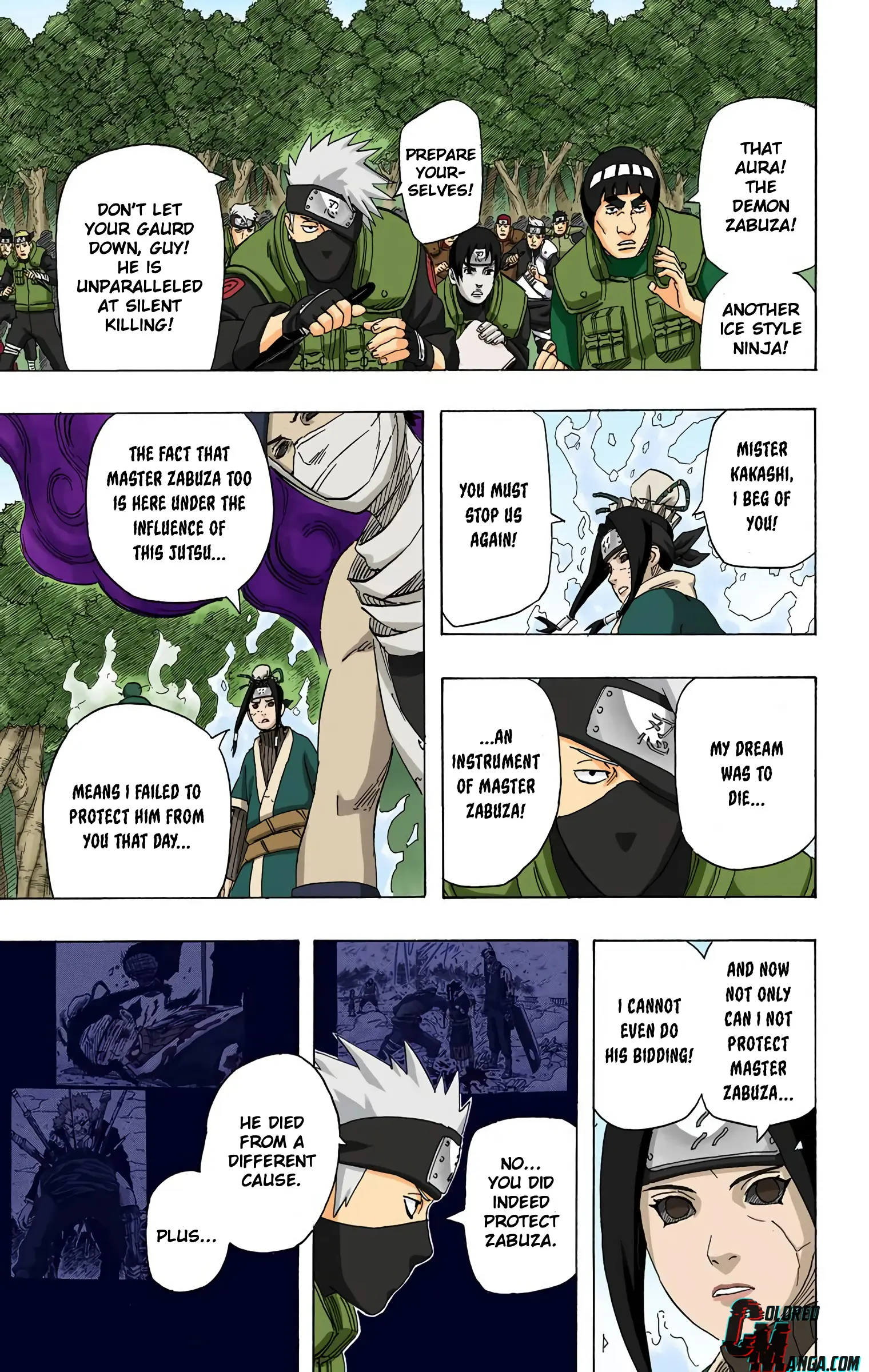 Naruto Colored Manga Online, chapter 522, page 3