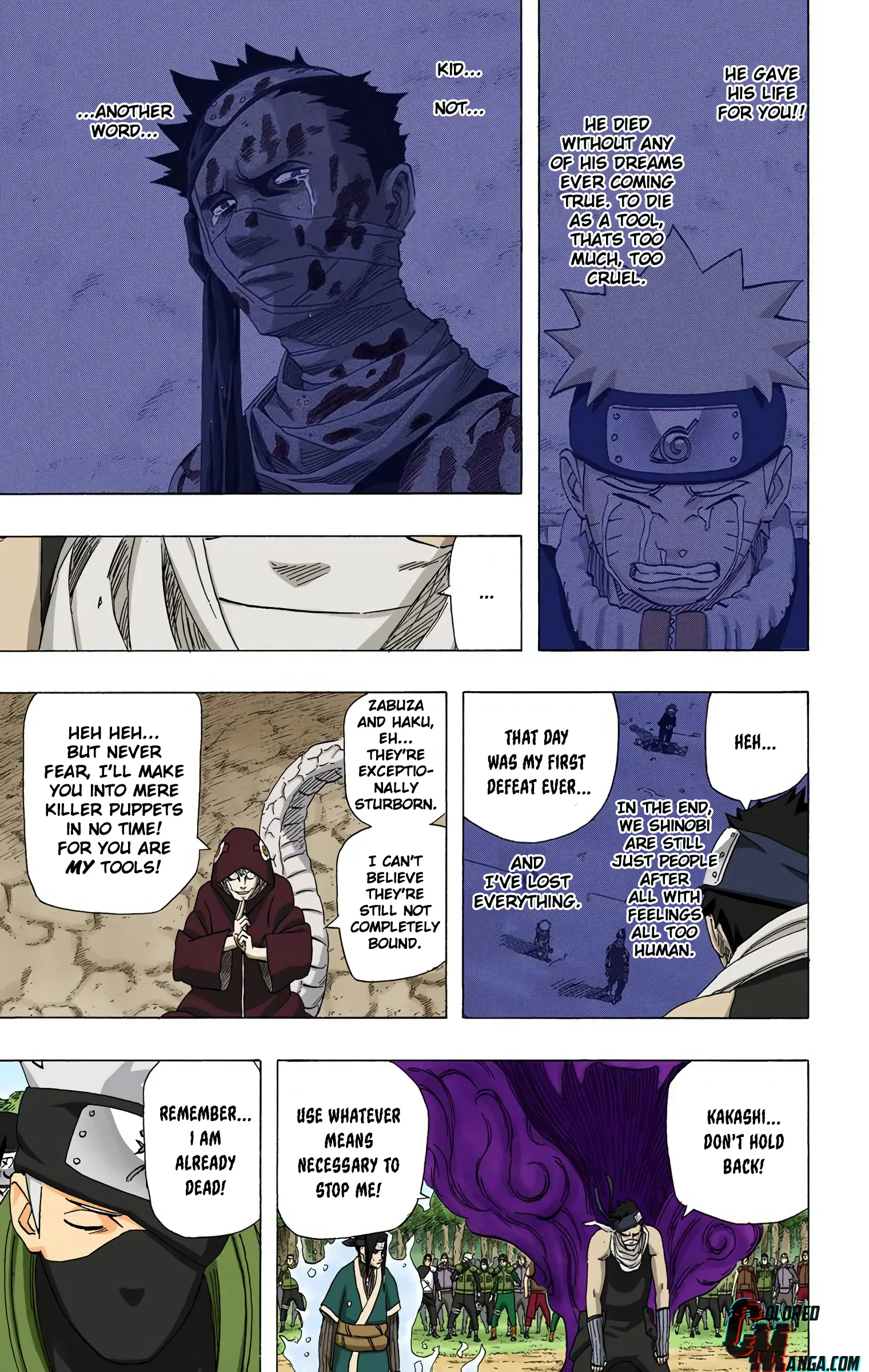Naruto Colored Manga Online, chapter 522, page 5