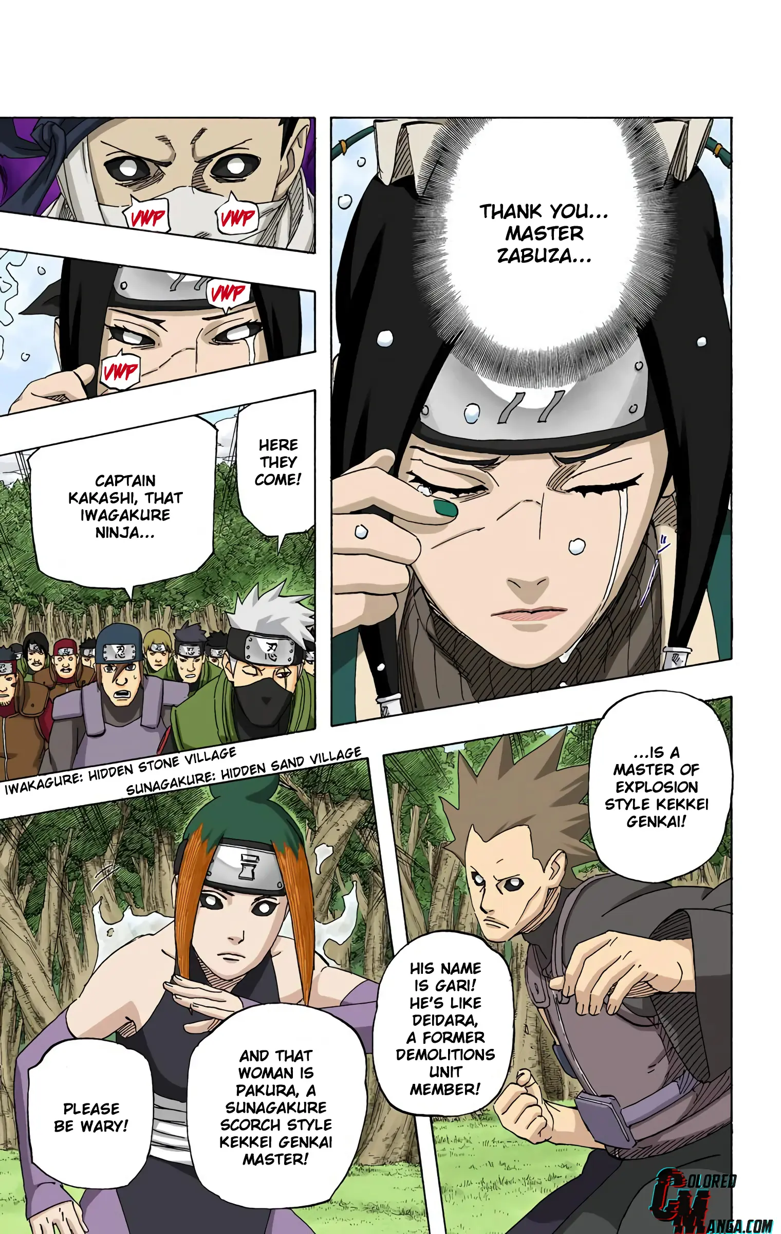 Naruto Colored Manga Online, chapter 522, page 7