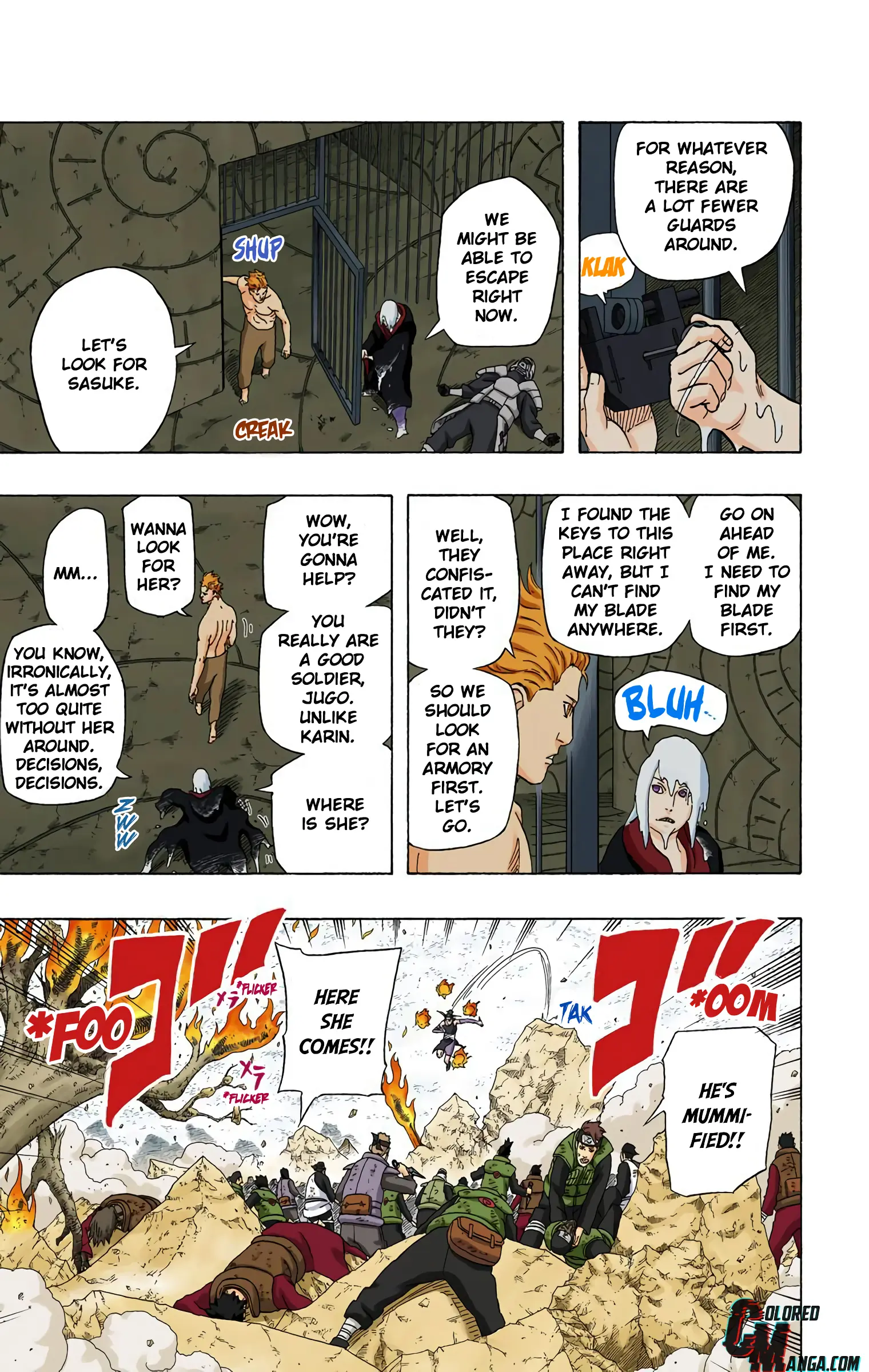 Naruto Colored Manga Online, chapter 522, page 11