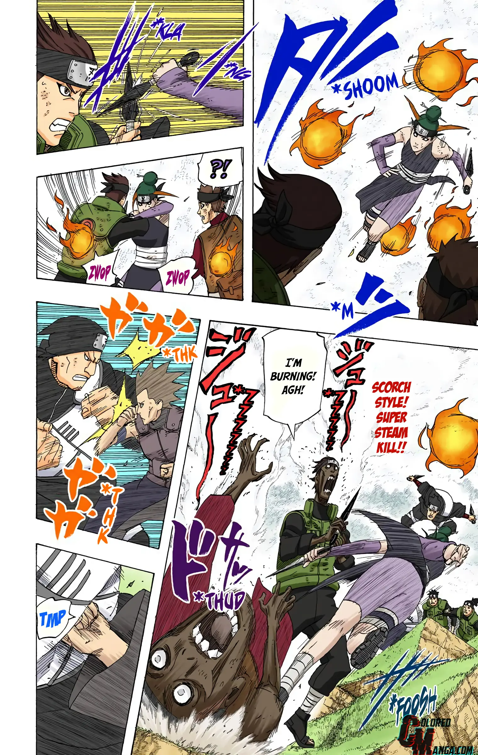 Naruto Colored Manga Online, chapter 522, page 12