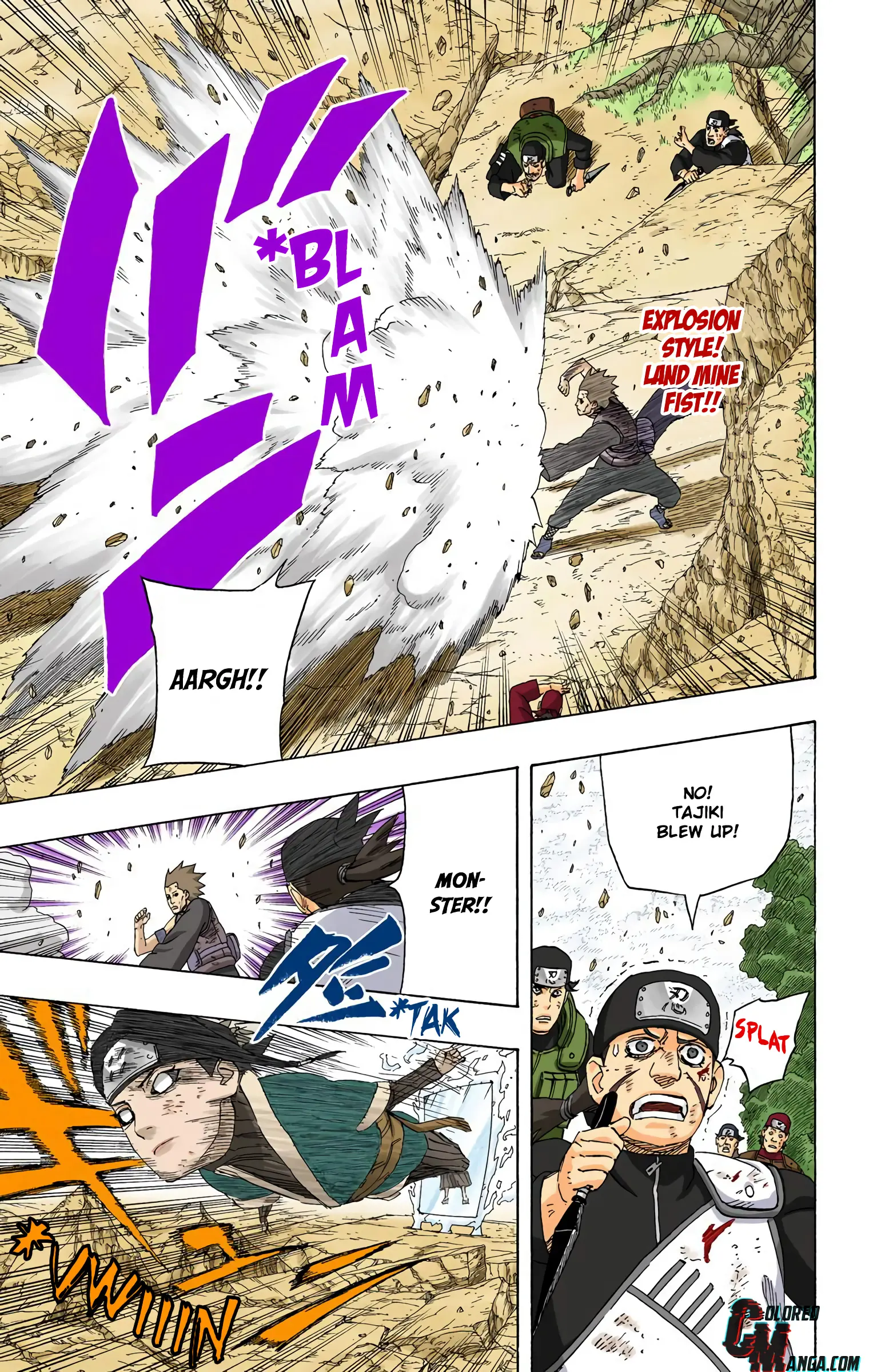Naruto Colored Manga Online, chapter 522, page 13