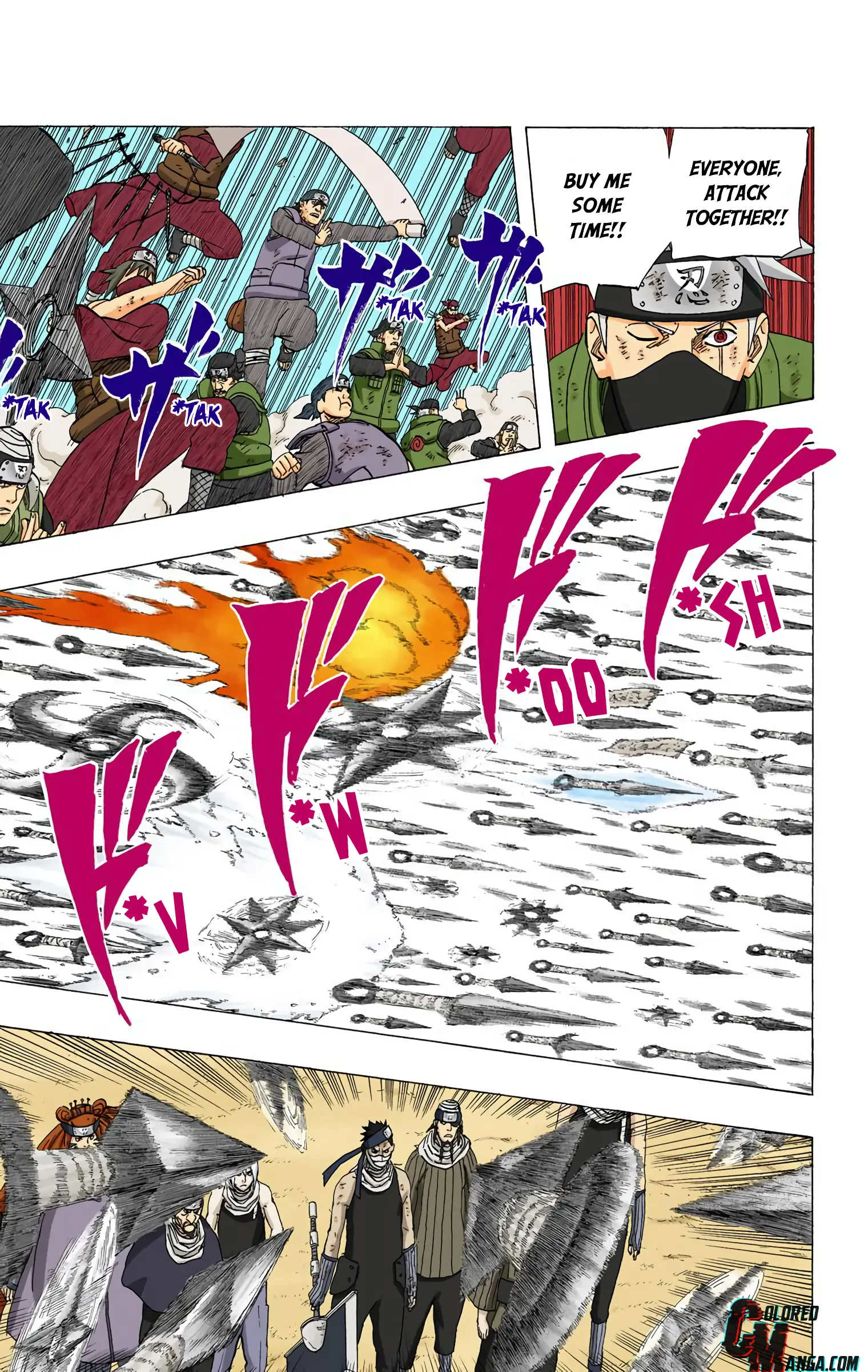 Naruto Colored Manga Online, chapter 523, page 3