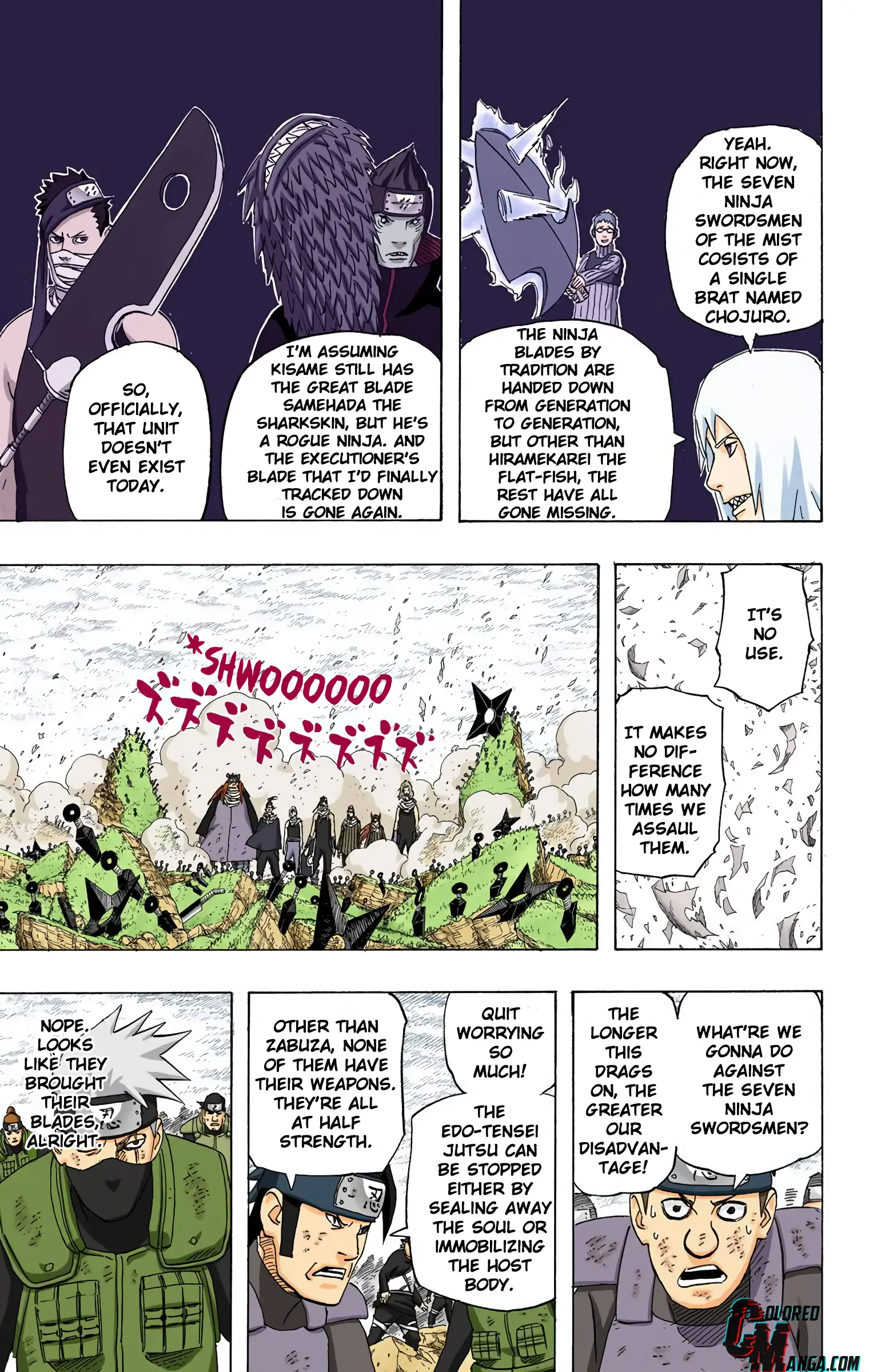 Naruto Colored Manga Online, chapter 523, page 5