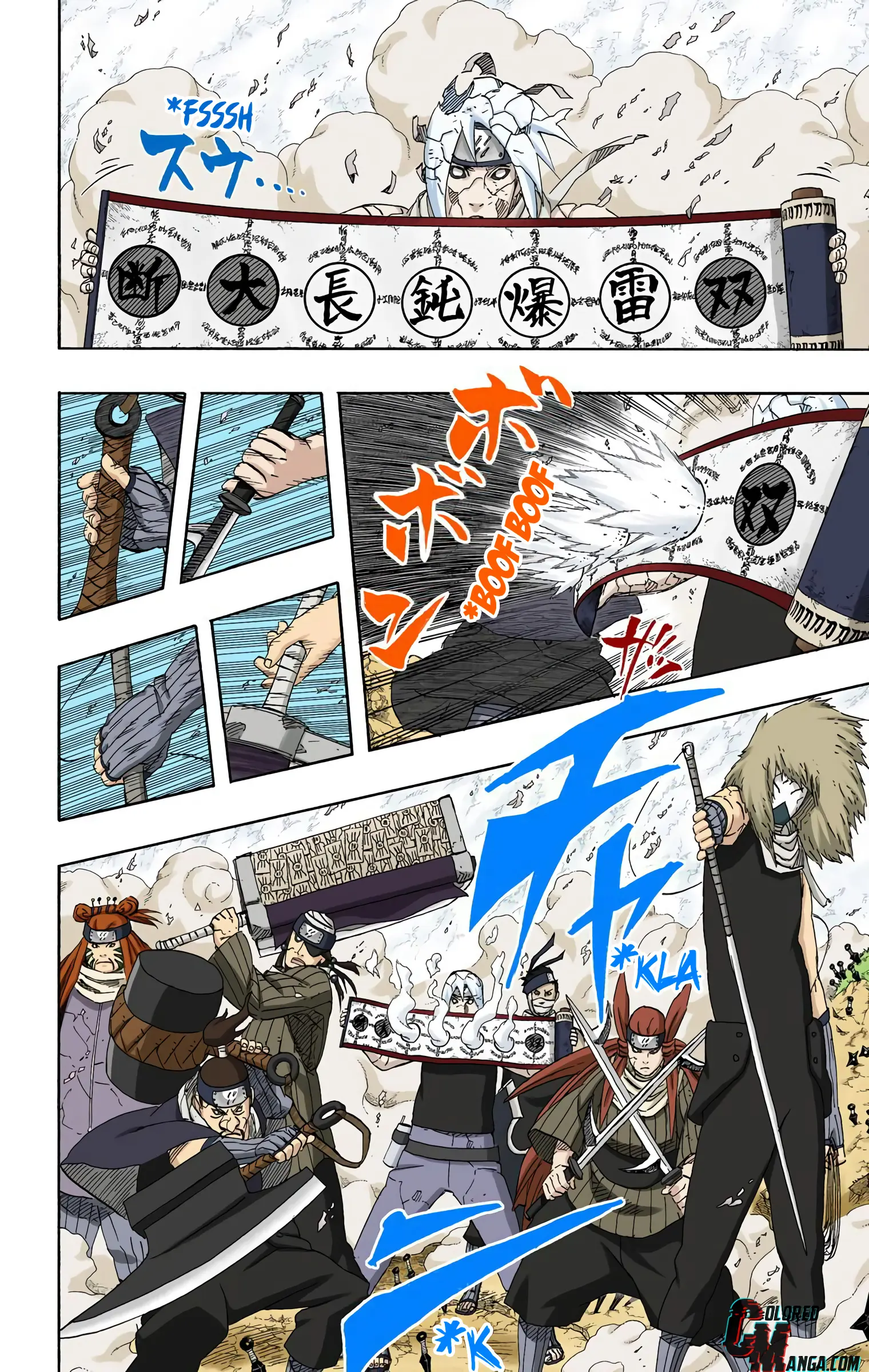 Naruto Colored Manga Online, chapter 523, page 6