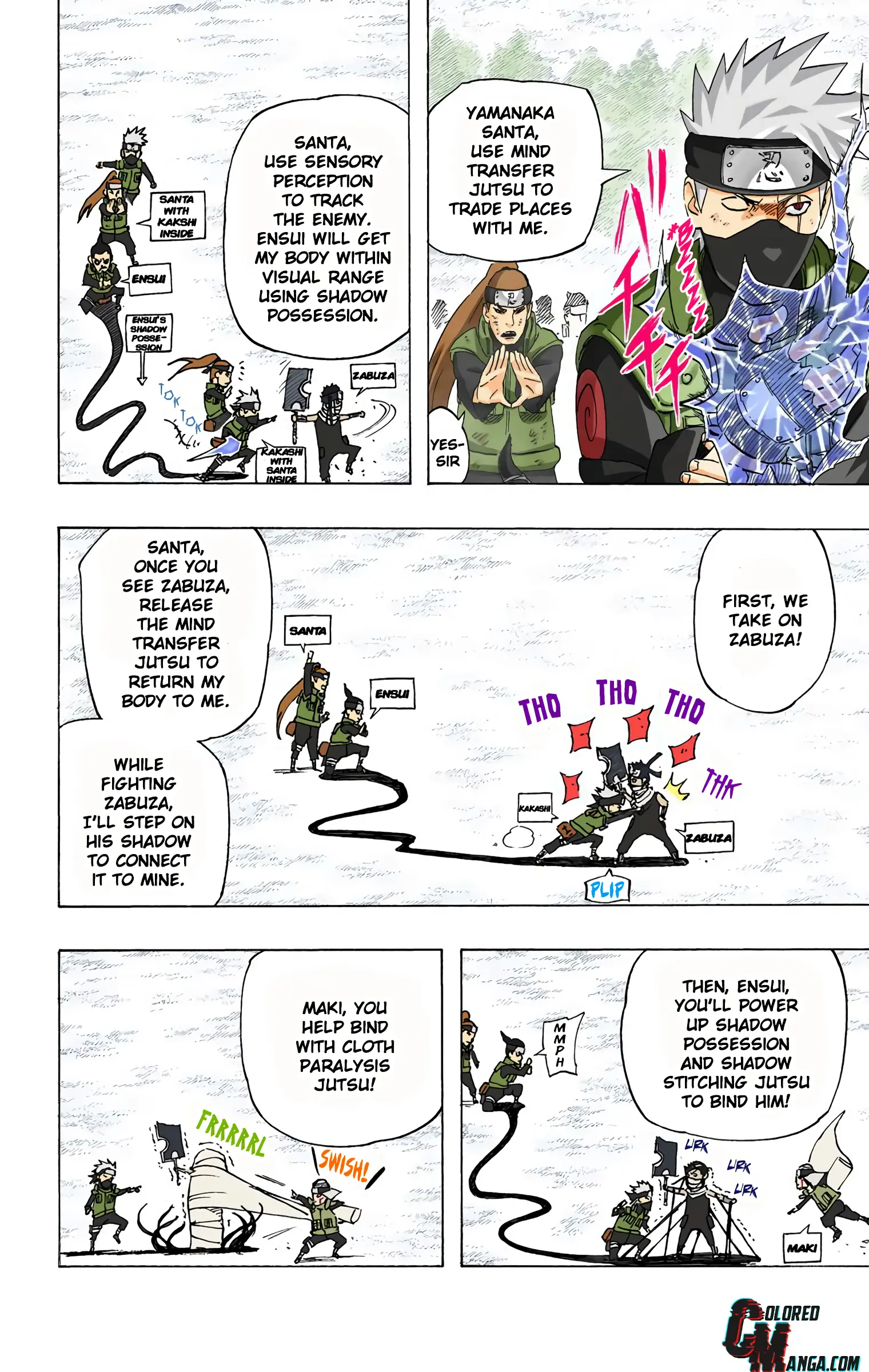 Naruto Colored Manga Online, chapter 523, page 8