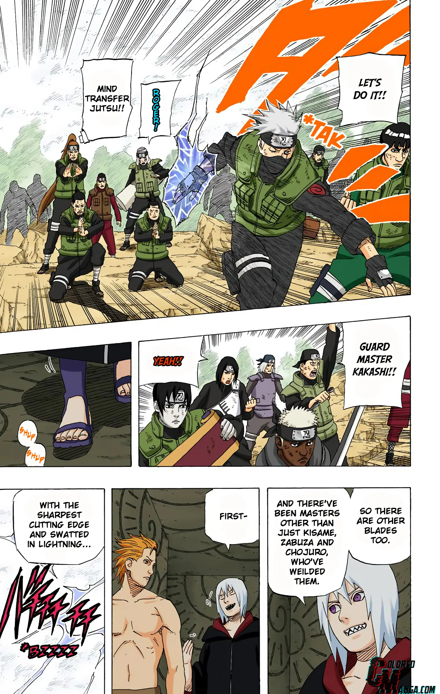 Naruto Colored Manga Online, chapter 523, page 9