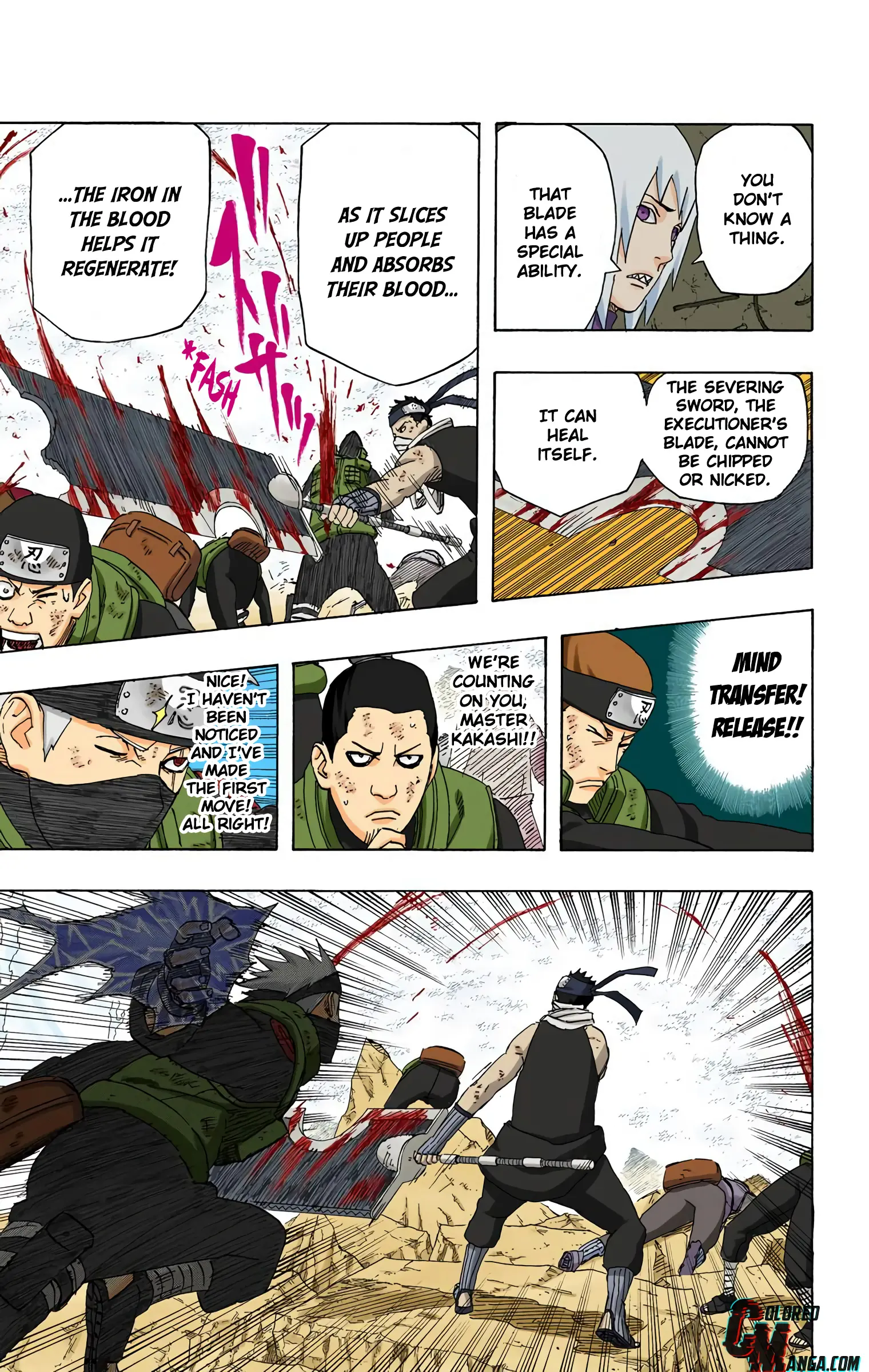 Naruto Colored Manga Online, chapter 523, page 15