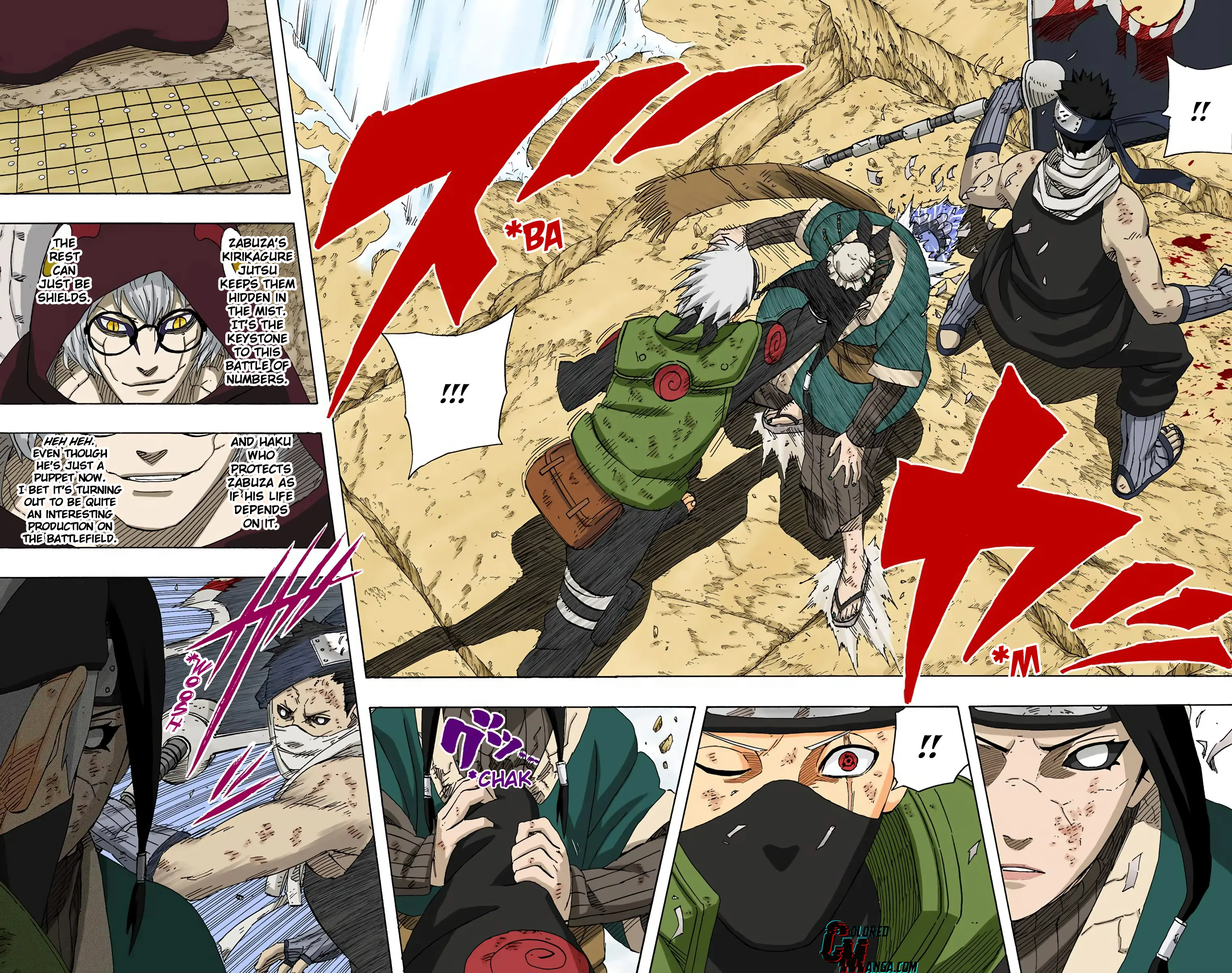 Naruto Colored Manga Online, chapter 523, page 16