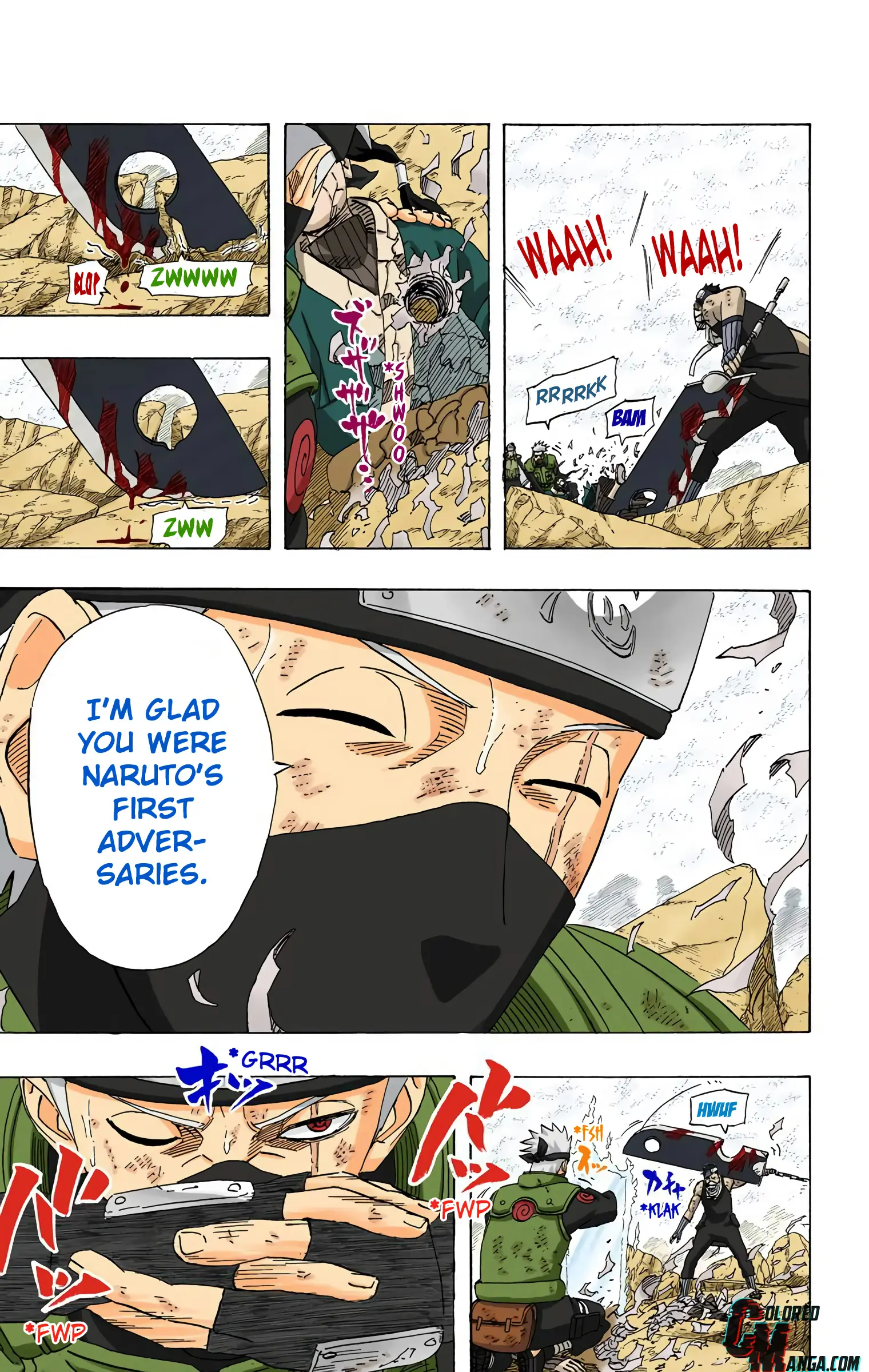 Naruto Colored Manga Online, chapter 524, page 5