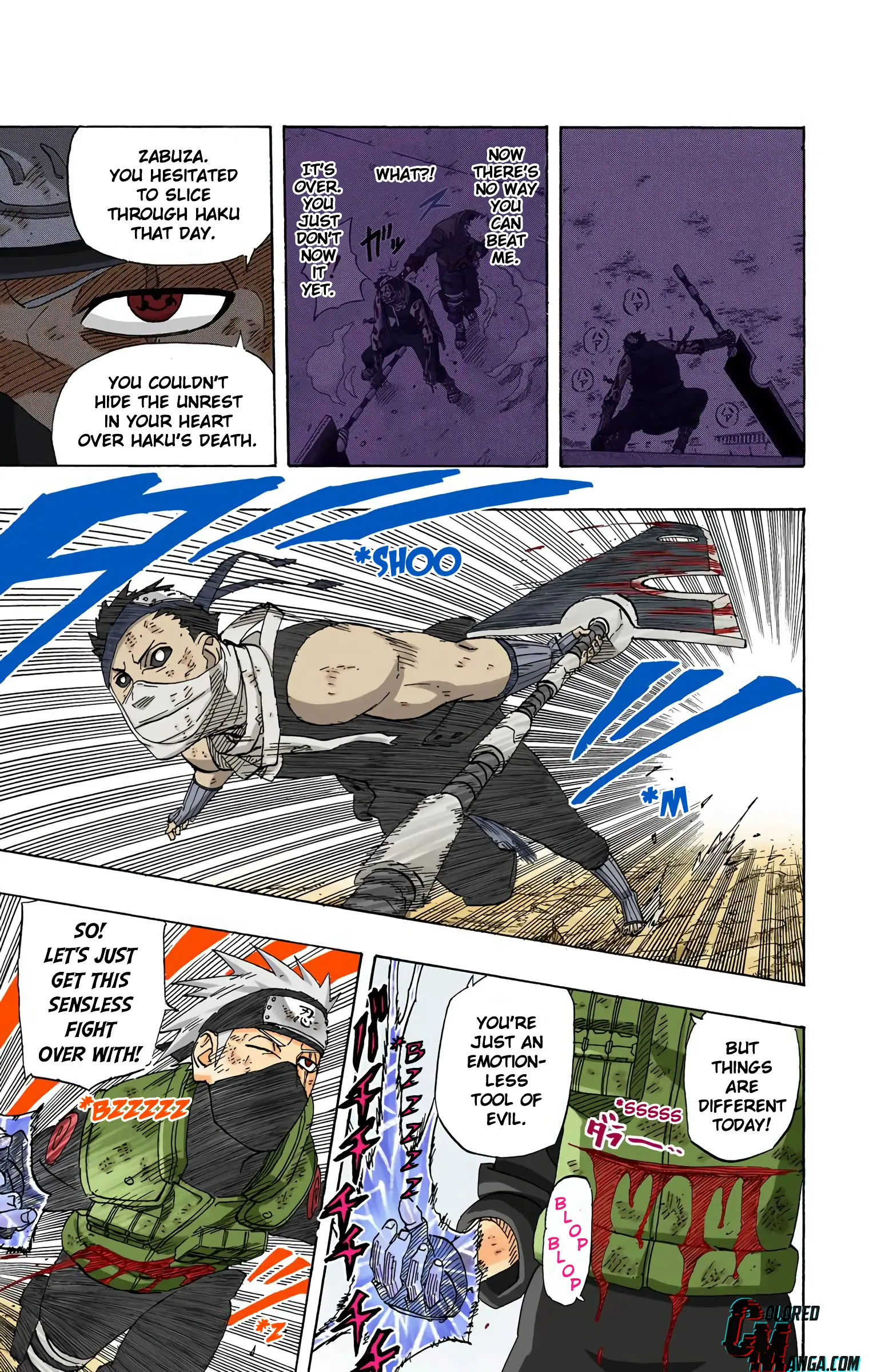 Naruto Colored Manga Online, chapter 524, page 7