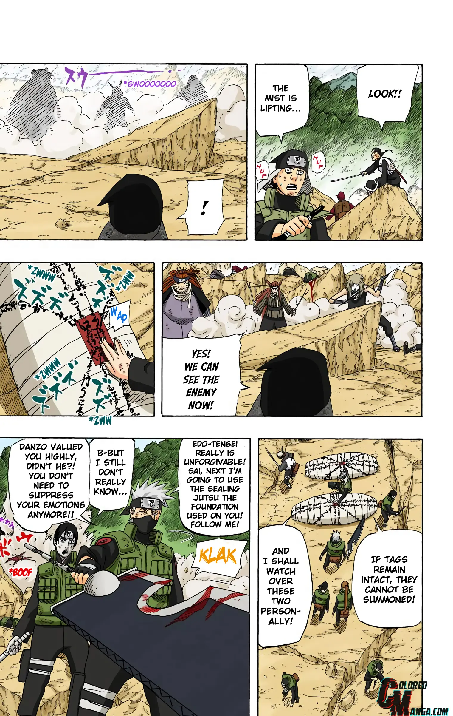 Naruto Colored Manga Online, chapter 524, page 13