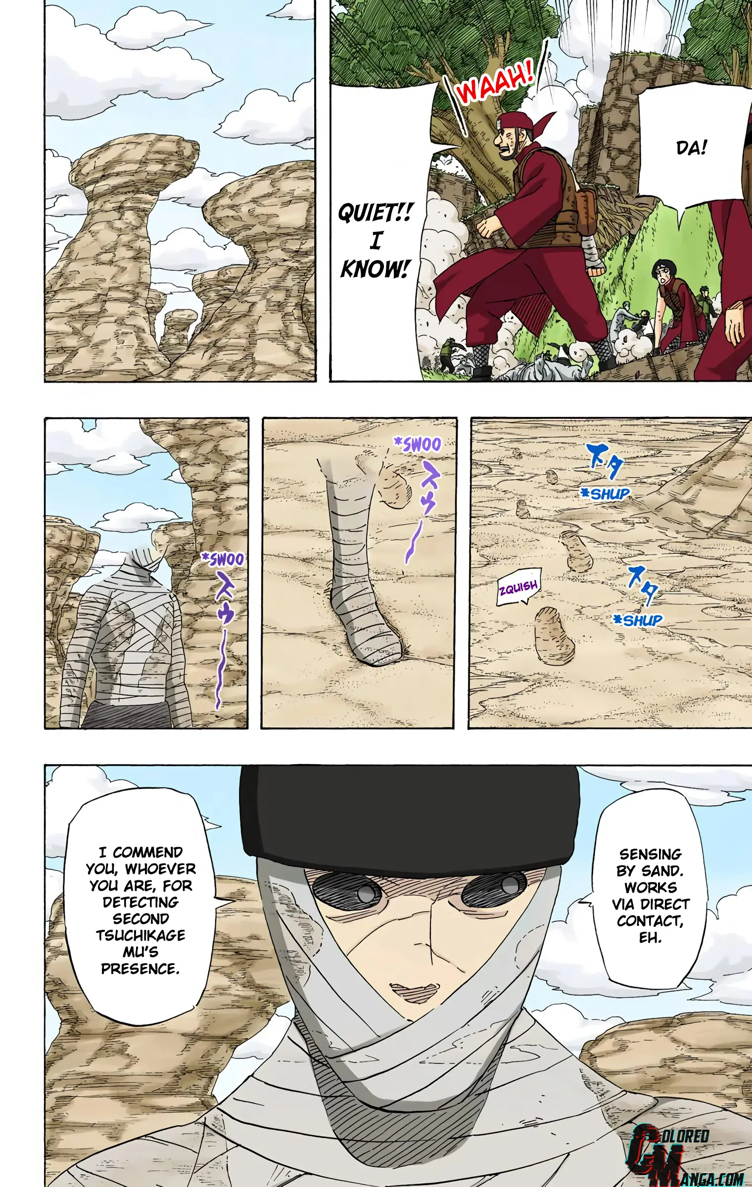 Naruto Colored Manga Online, chapter 524, page 16