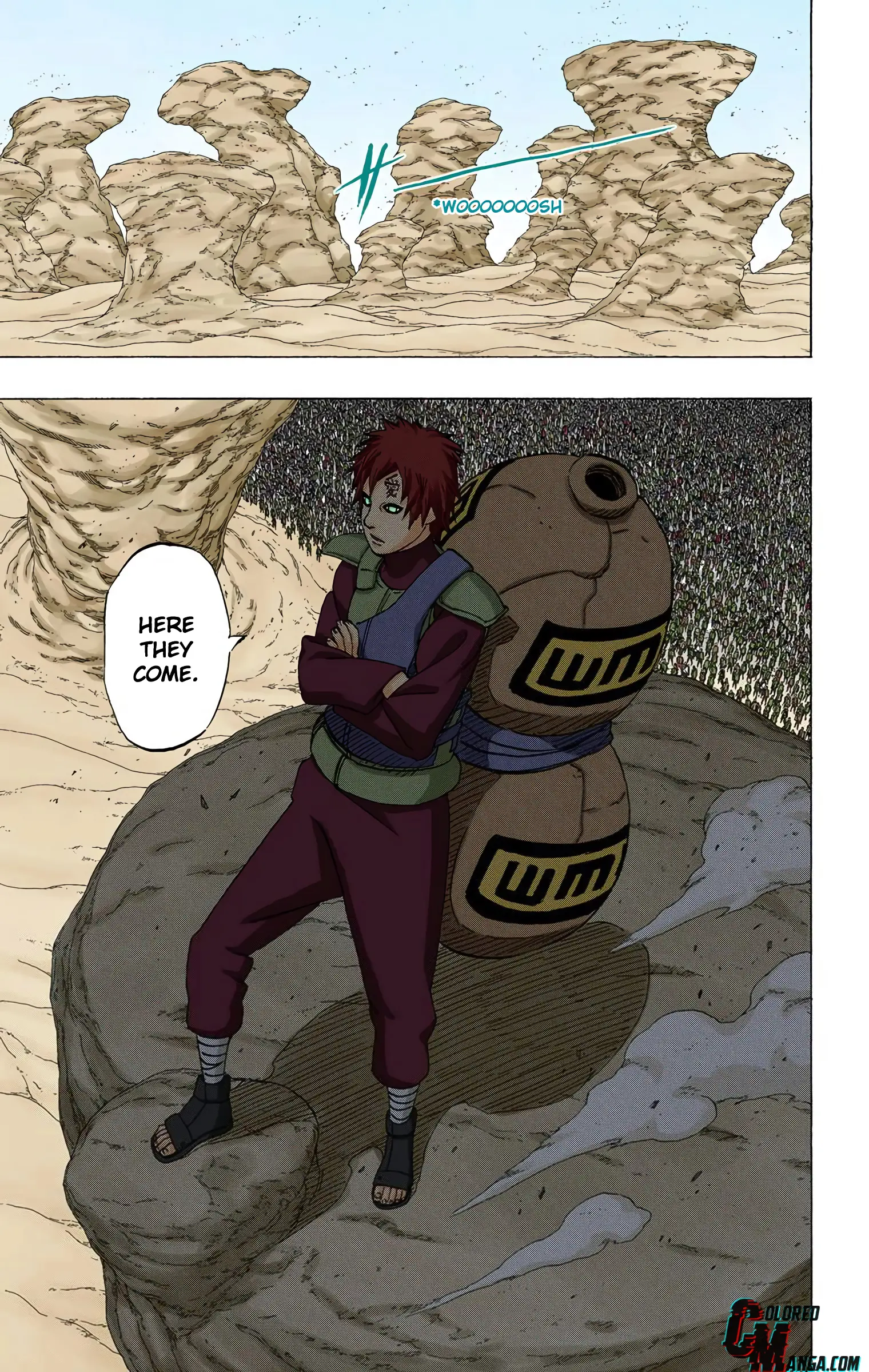 Naruto Colored Manga Online, chapter 524, page 17