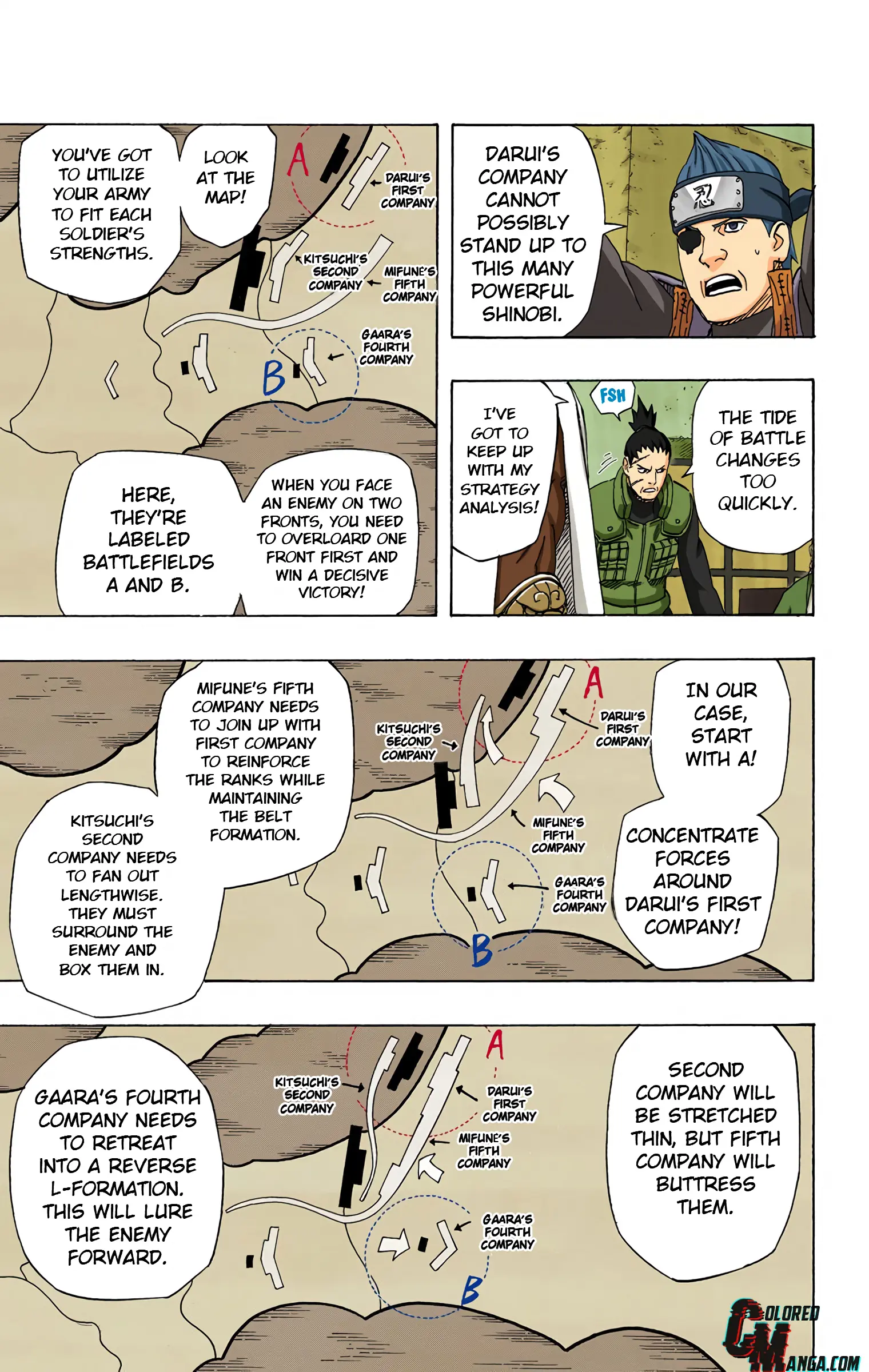 Naruto Colored Manga Online, chapter 525, page 17