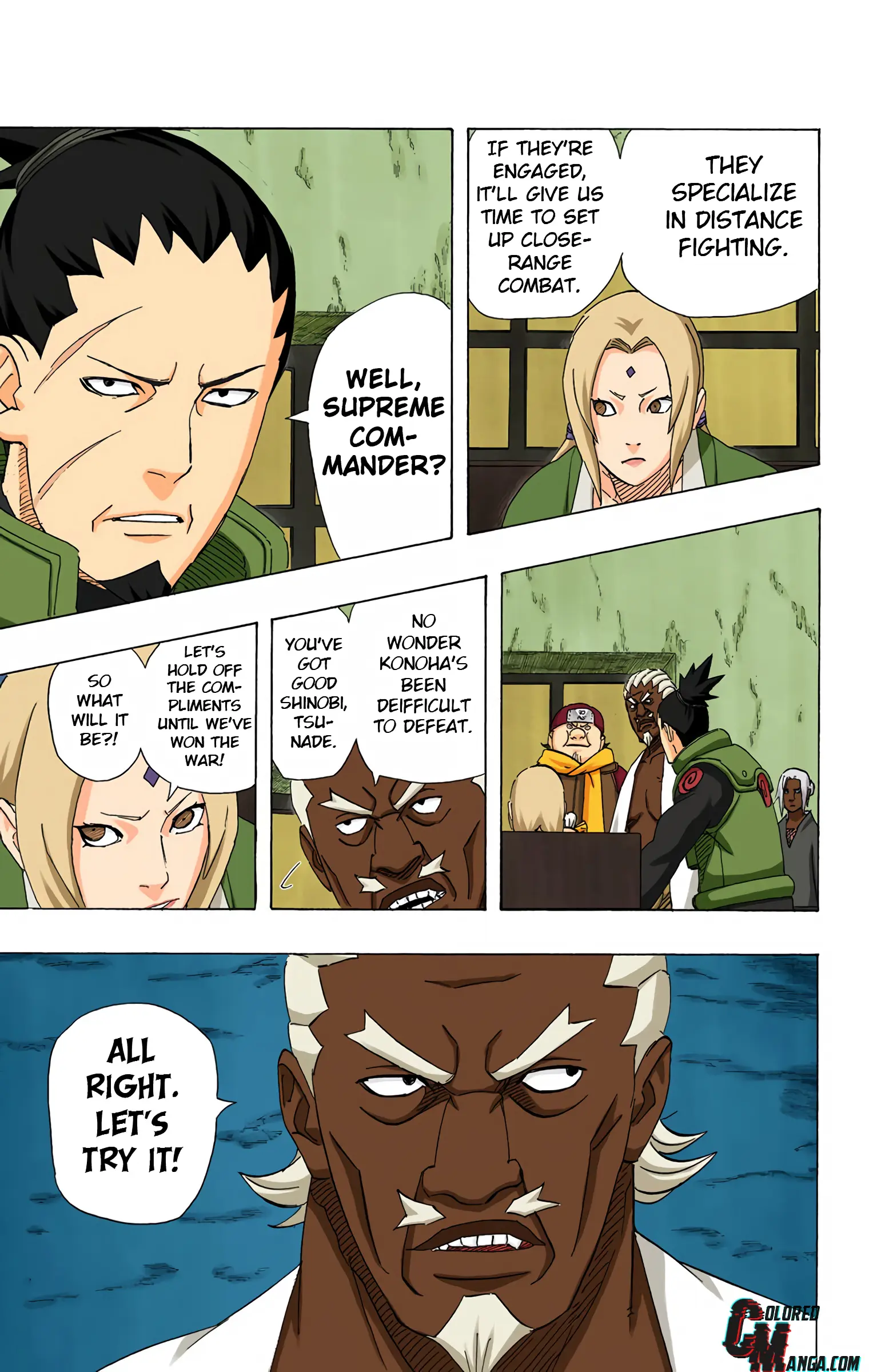 Naruto Colored Manga Online, chapter 525, page 19