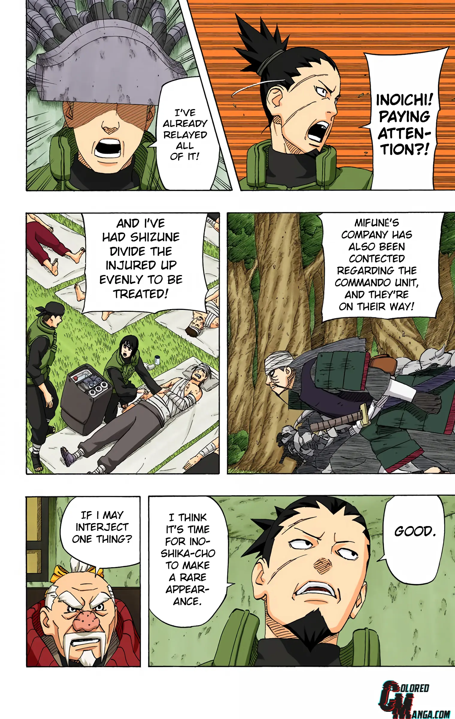 Naruto Colored Manga Online, chapter 525, page 20