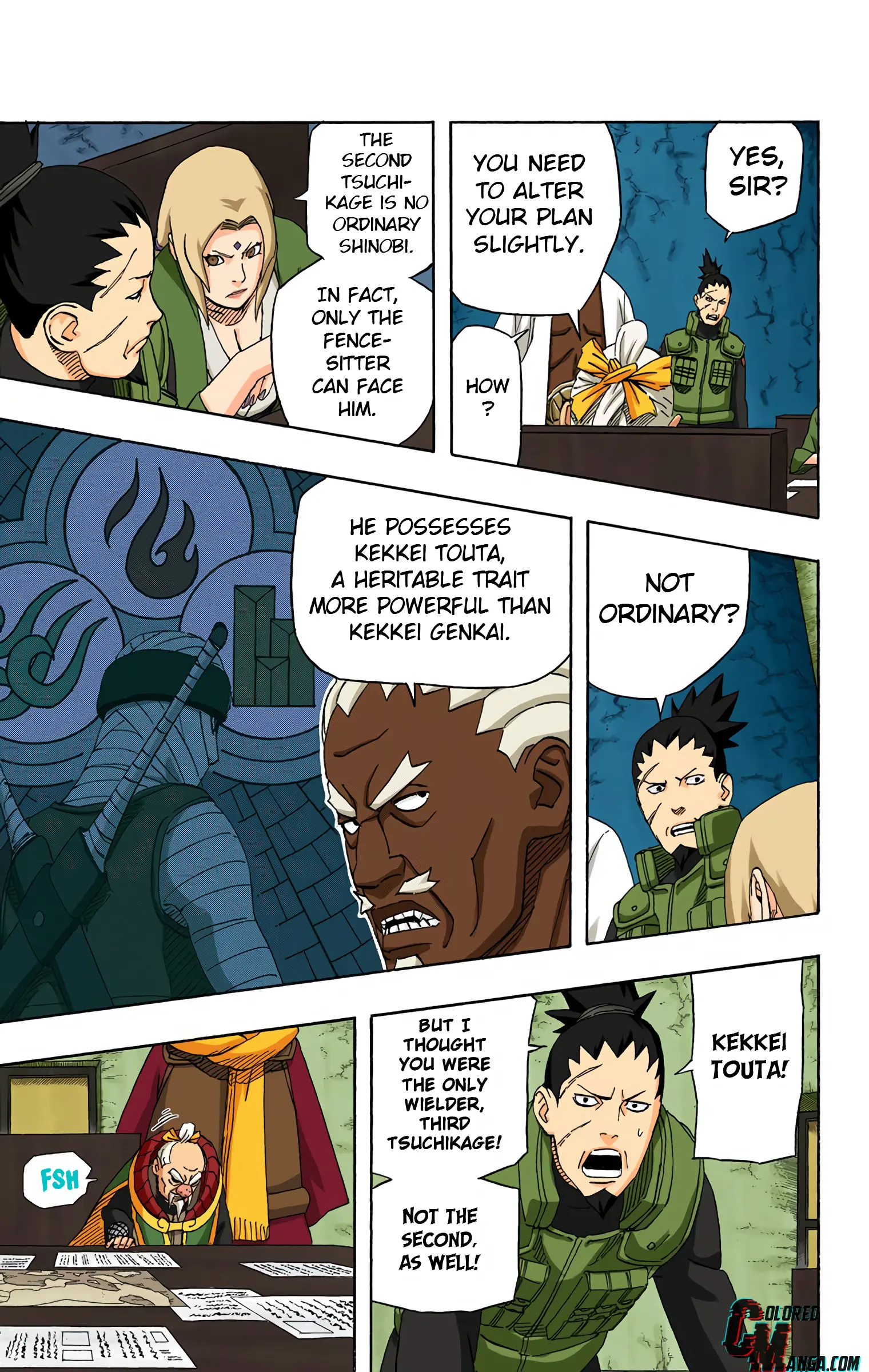 Naruto Colored Manga Online, chapter 525, page 21