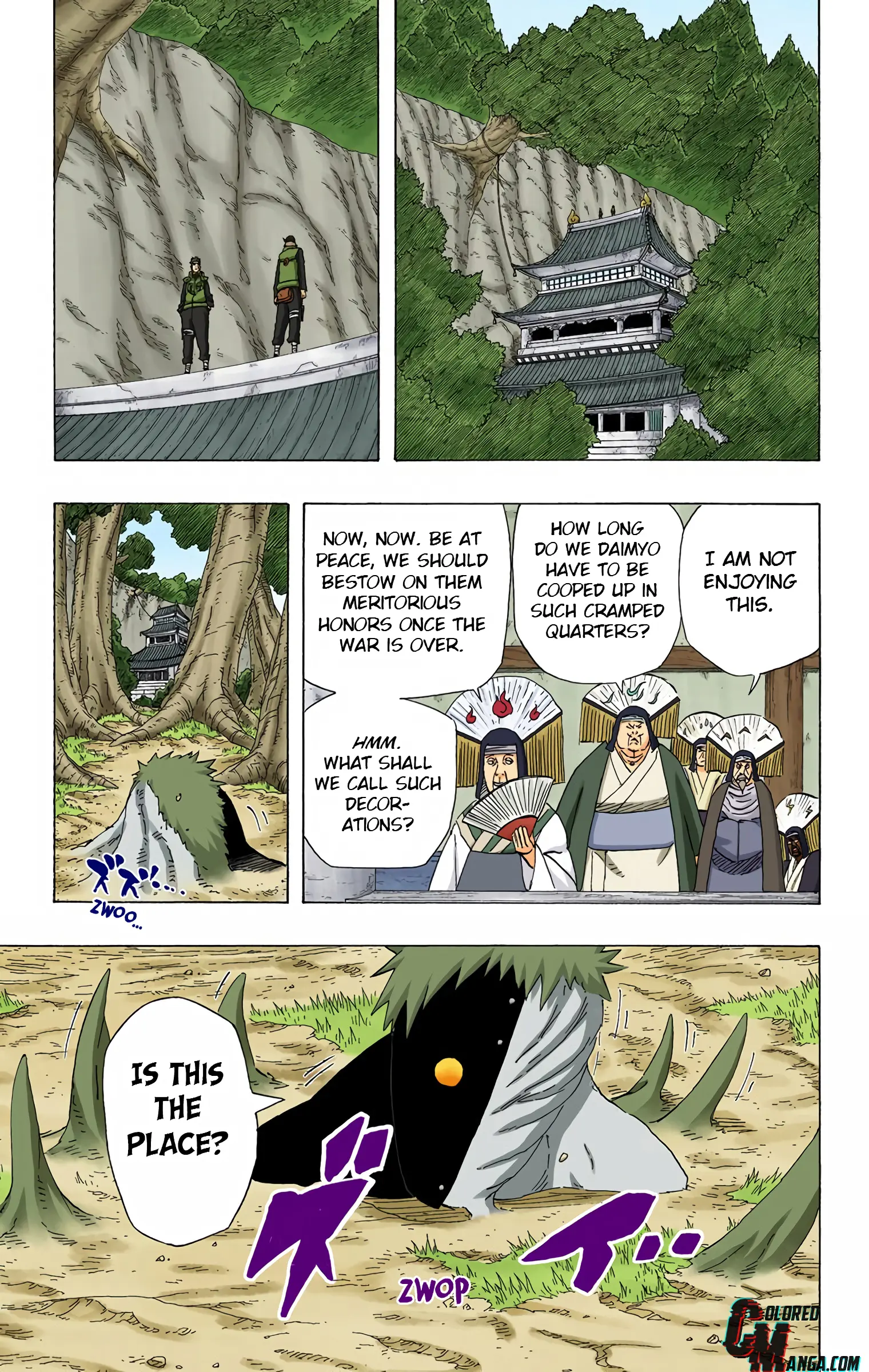 Naruto Colored Manga Online, chapter 525, page 23