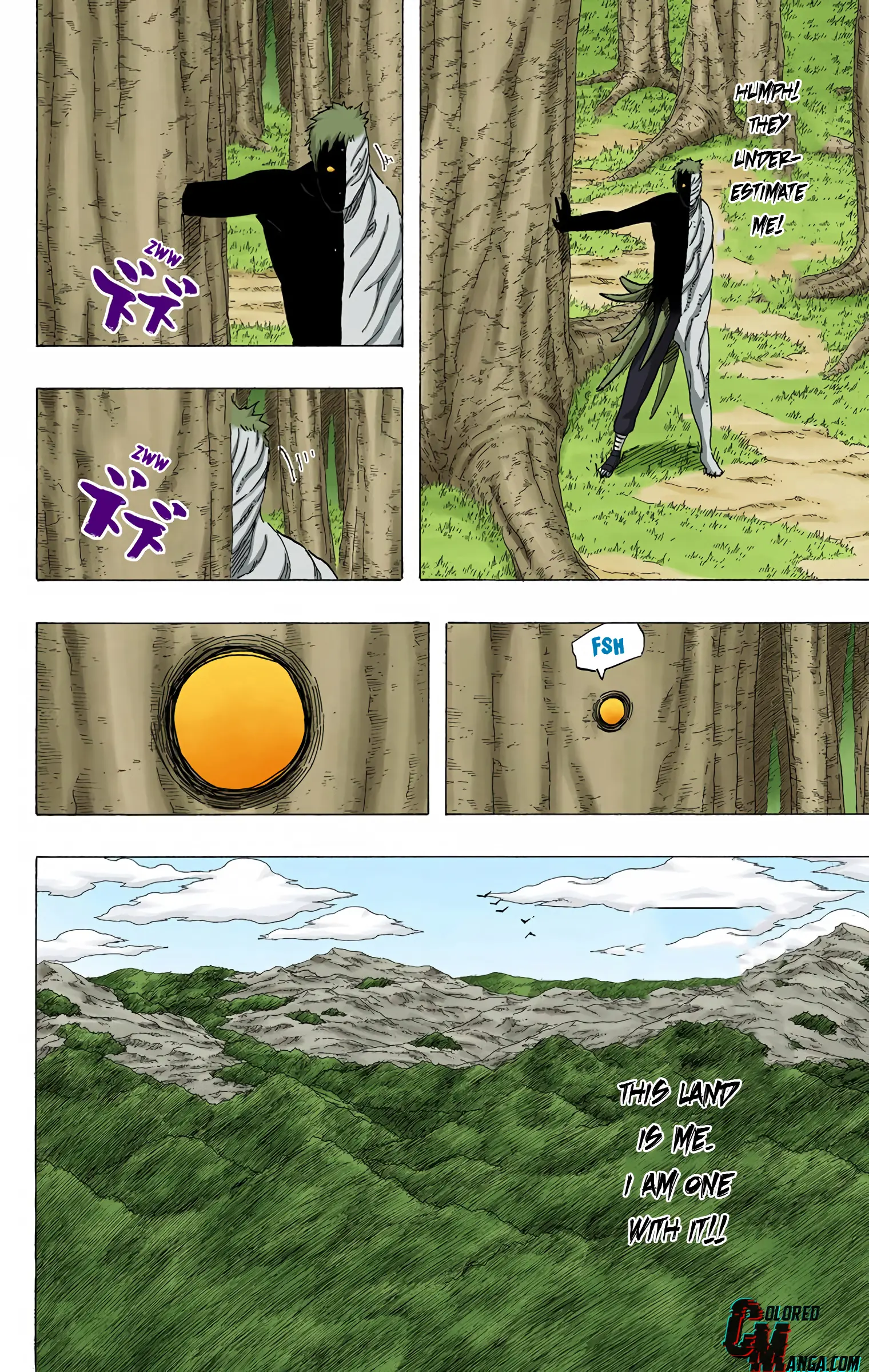 Naruto Colored Manga Online, chapter 526, page 6