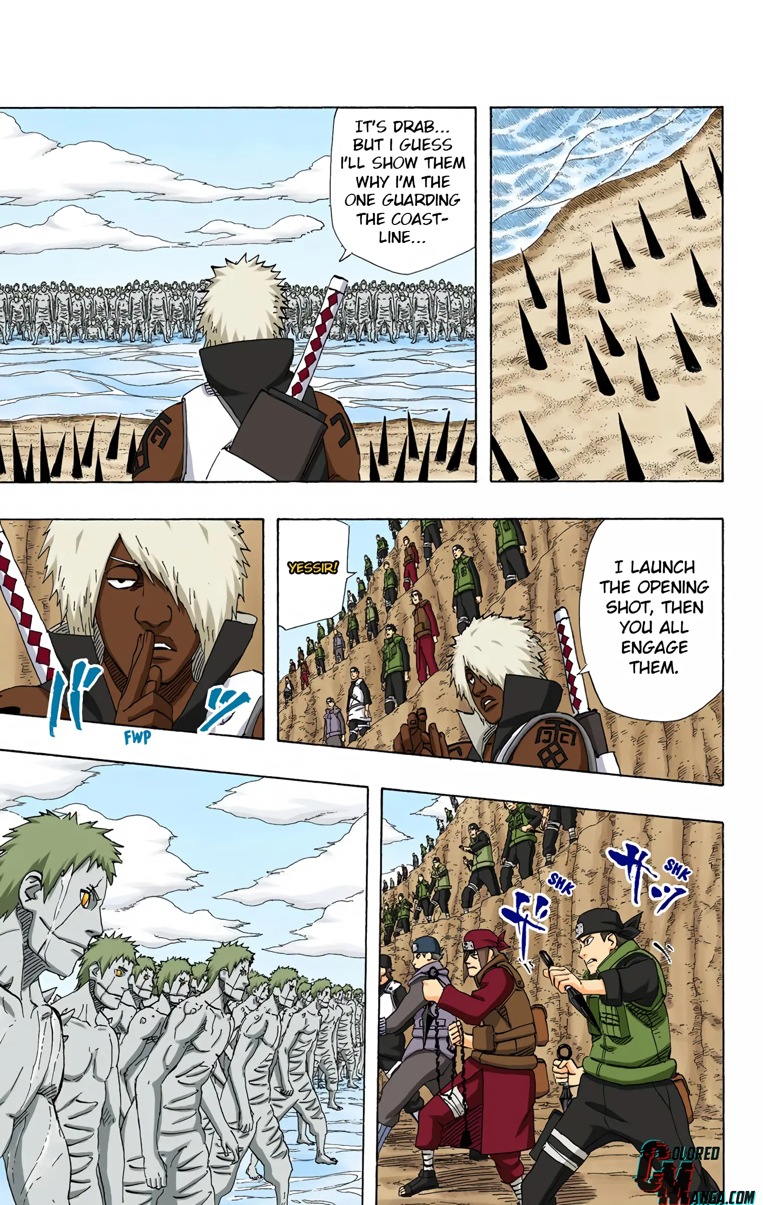 Naruto Colored Manga Online, chapter 526, page 7