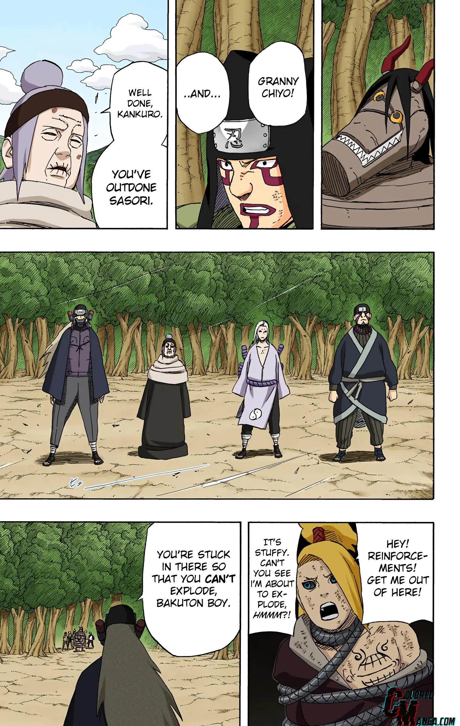 Naruto Colored Manga Online, chapter 526, page 12