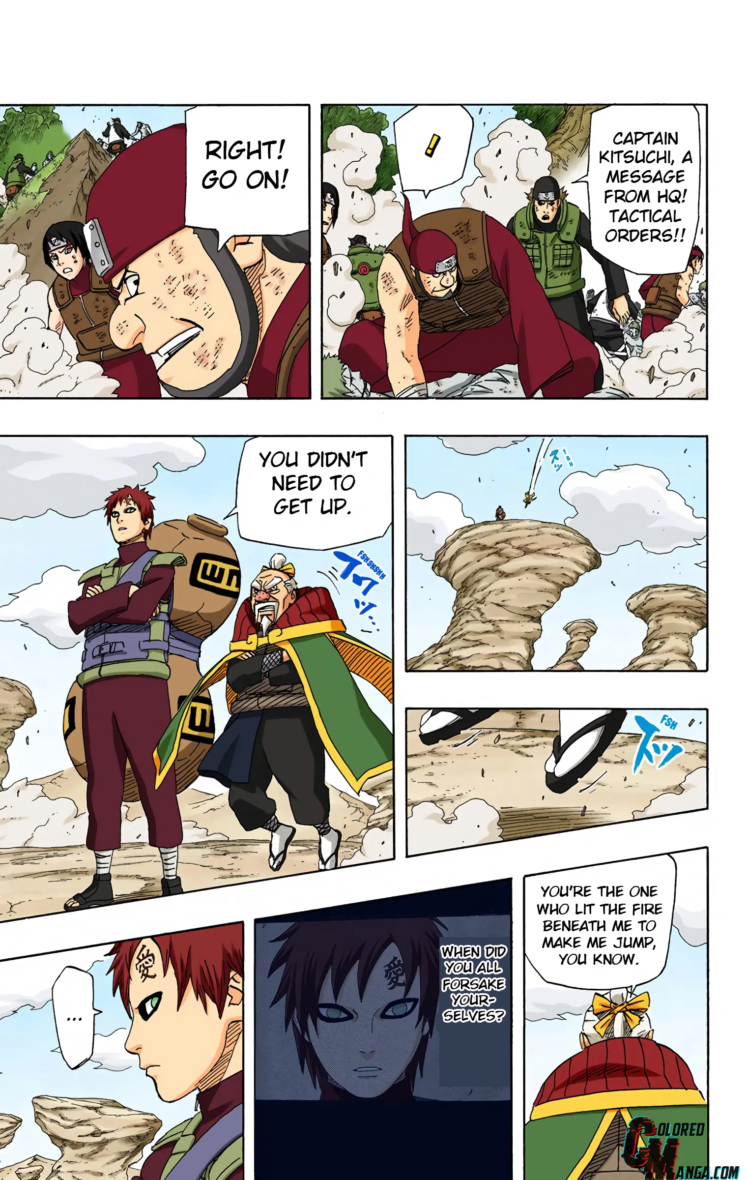 Naruto Colored Manga Online, chapter 526, page 14