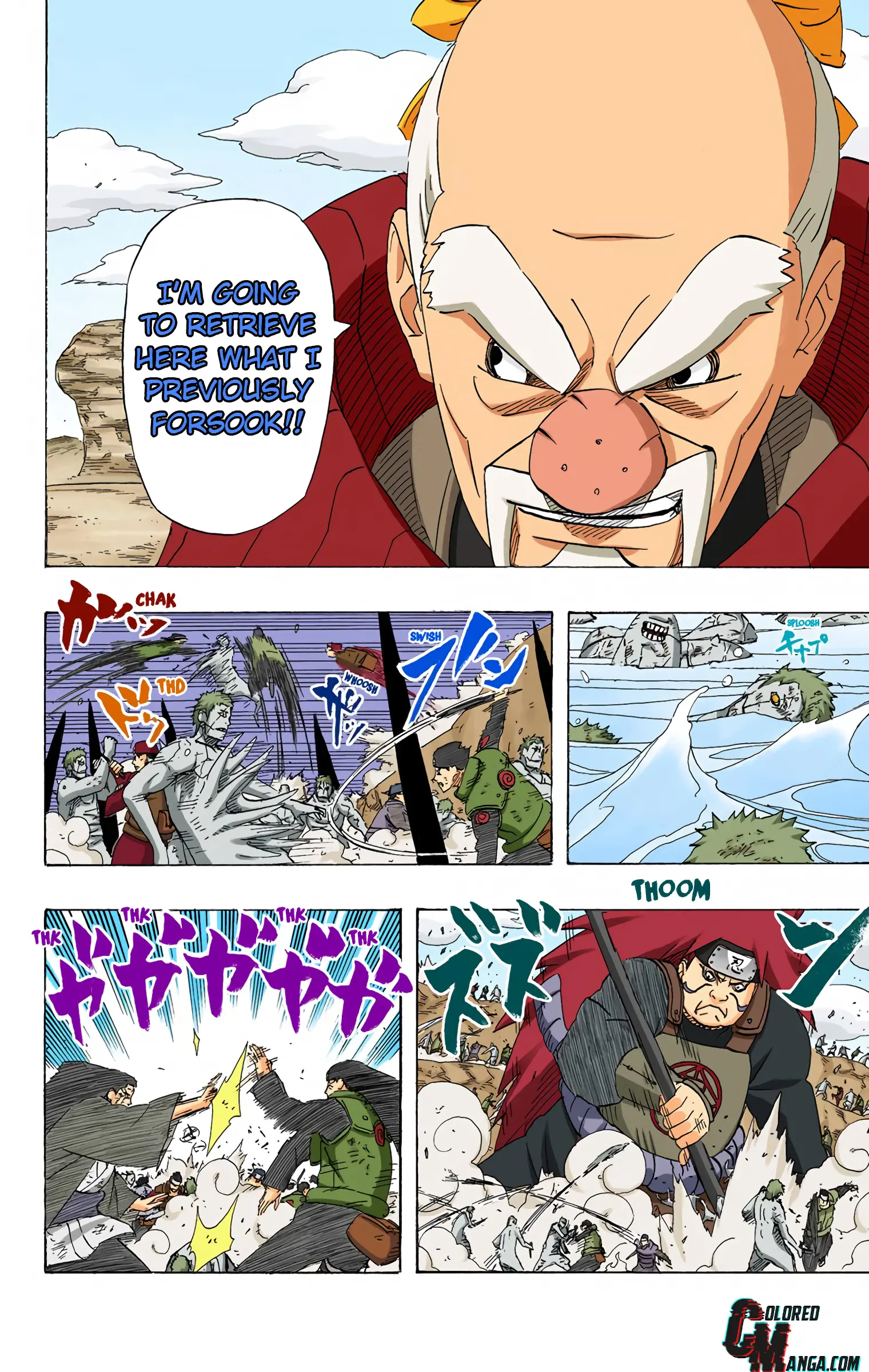 Naruto Colored Manga Online, chapter 526, page 15
