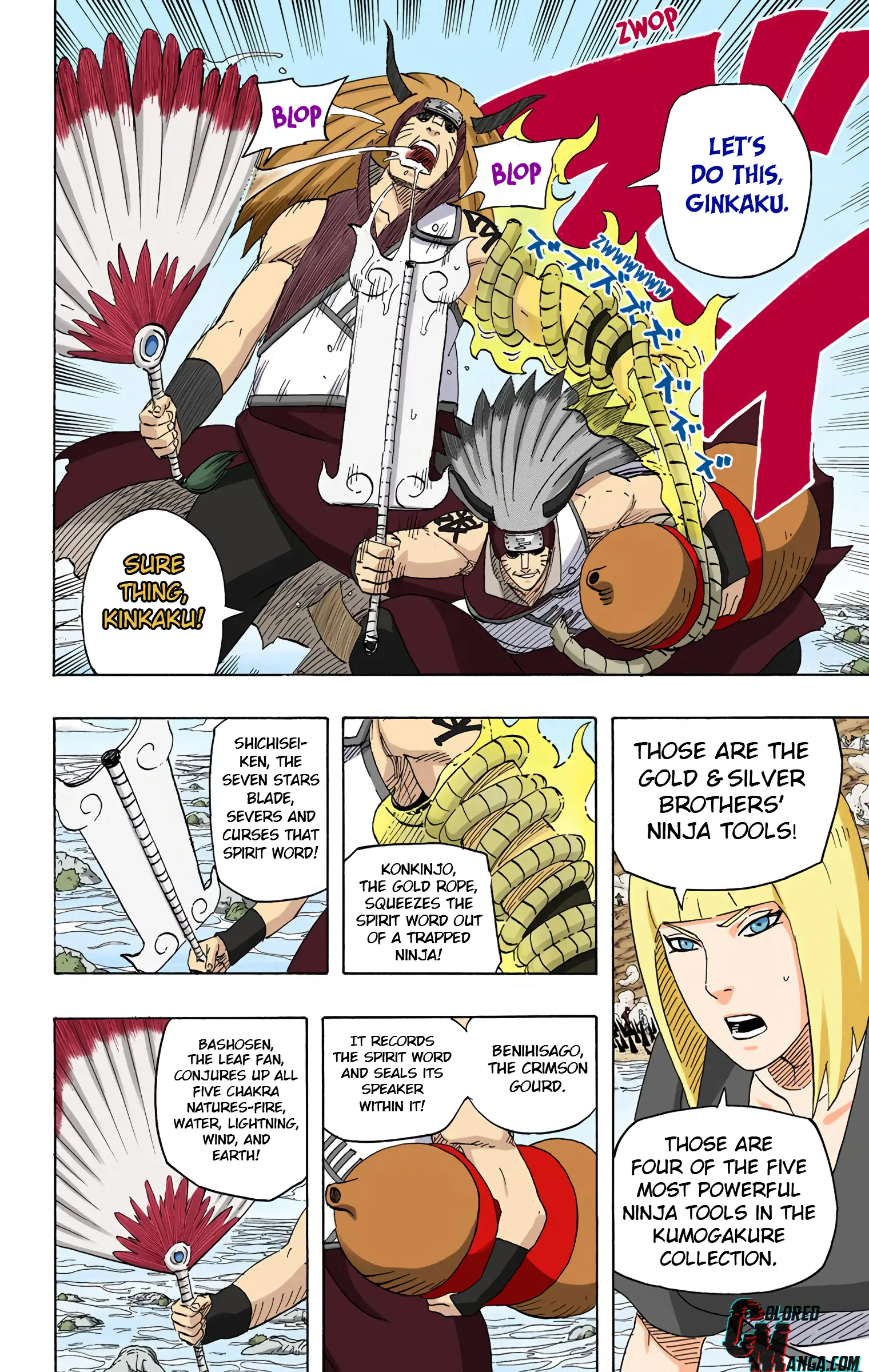 Naruto Colored Manga Online, chapter 527, page 2