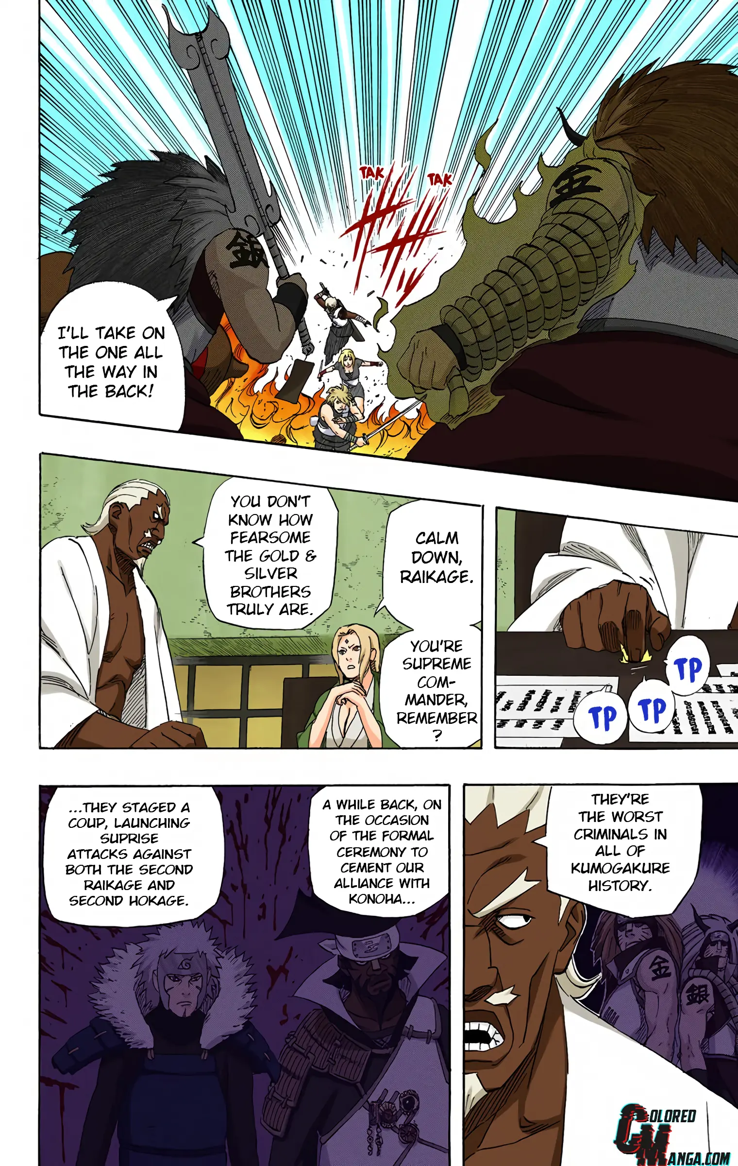 Naruto Colored Manga Online, chapter 527, page 4
