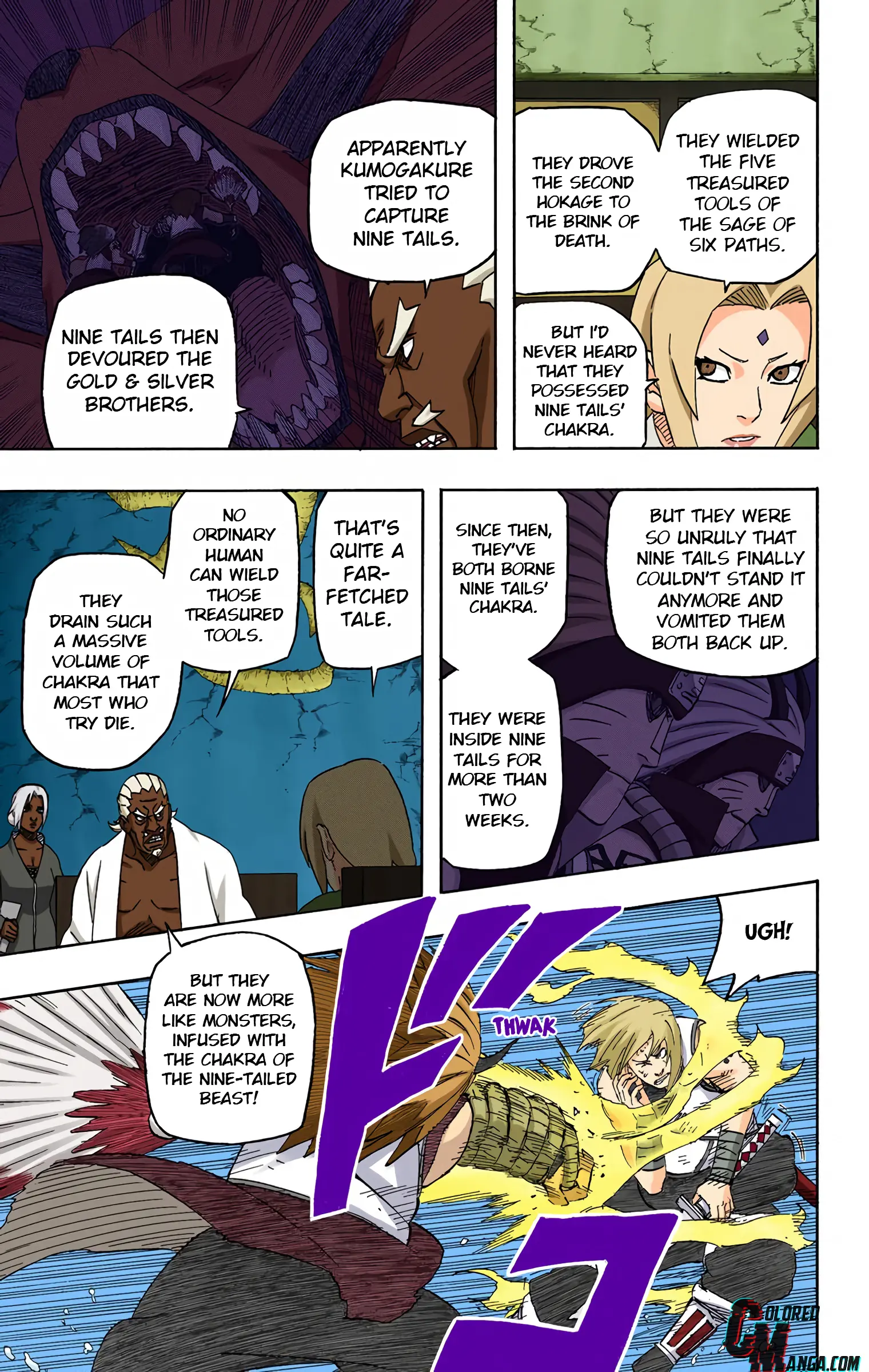 Naruto Colored Manga Online, chapter 527, page 5