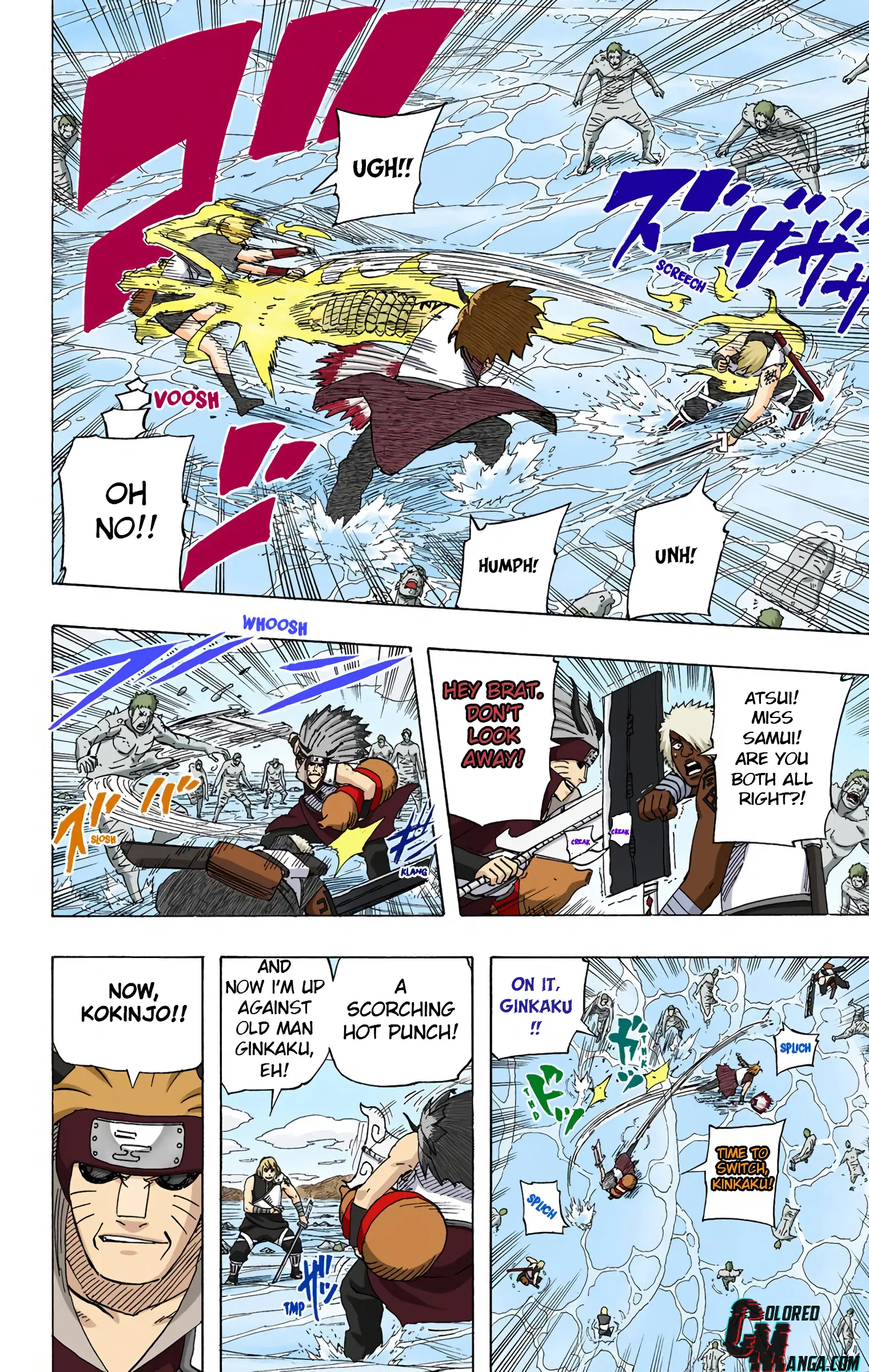 Naruto Colored Manga Online, chapter 527, page 6
