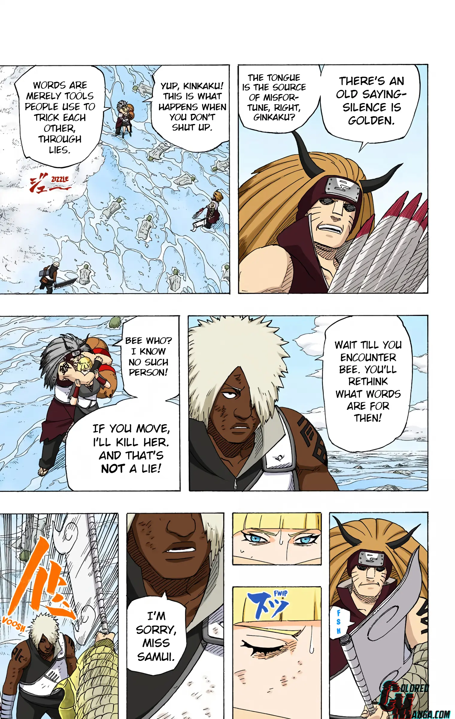 Naruto Colored Manga Online, chapter 527, page 13
