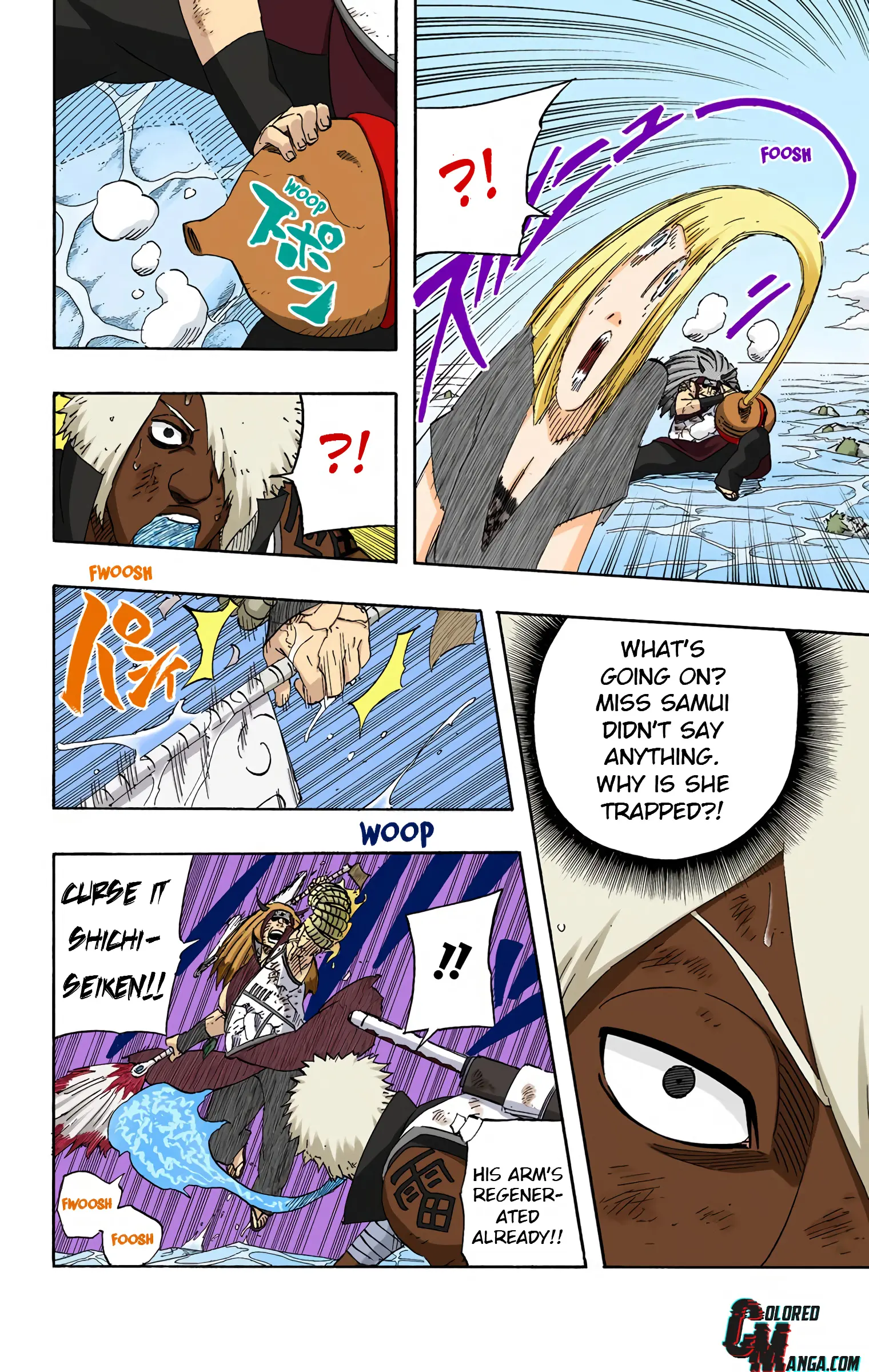 Naruto Colored Manga Online, chapter 527, page 16