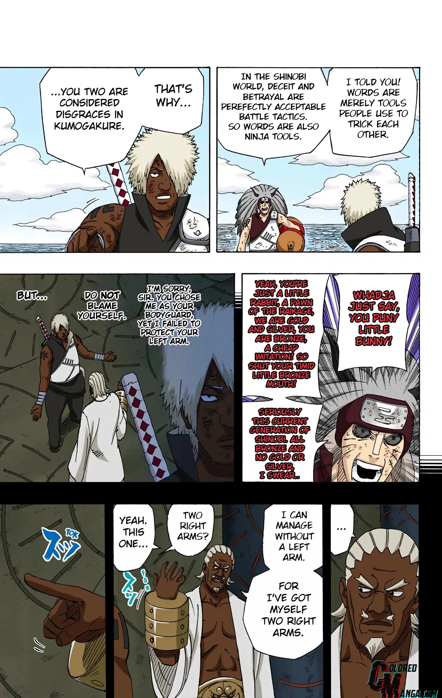 Naruto Colored Manga Online, chapter 528, page 3