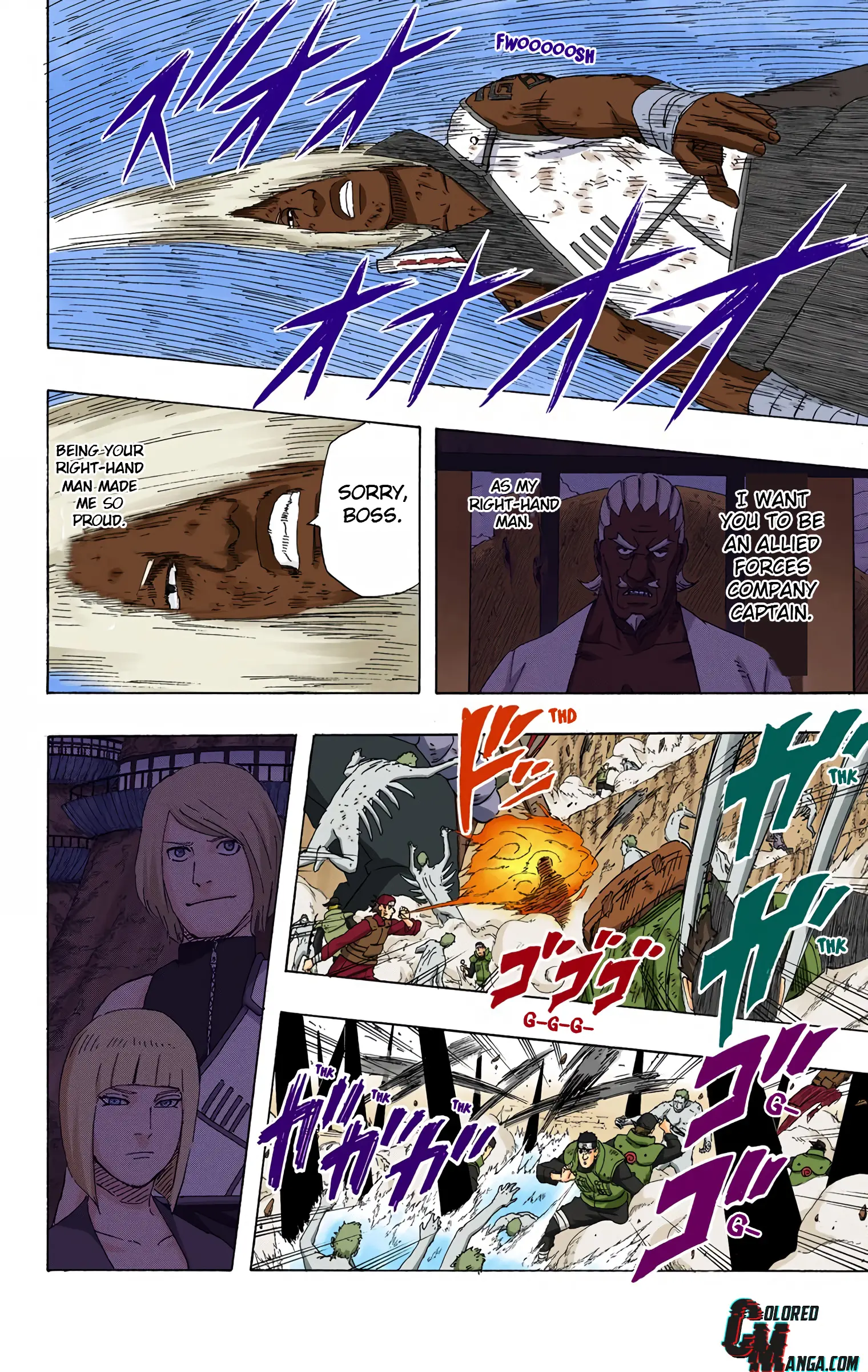 Naruto Colored Manga Online, chapter 528, page 6