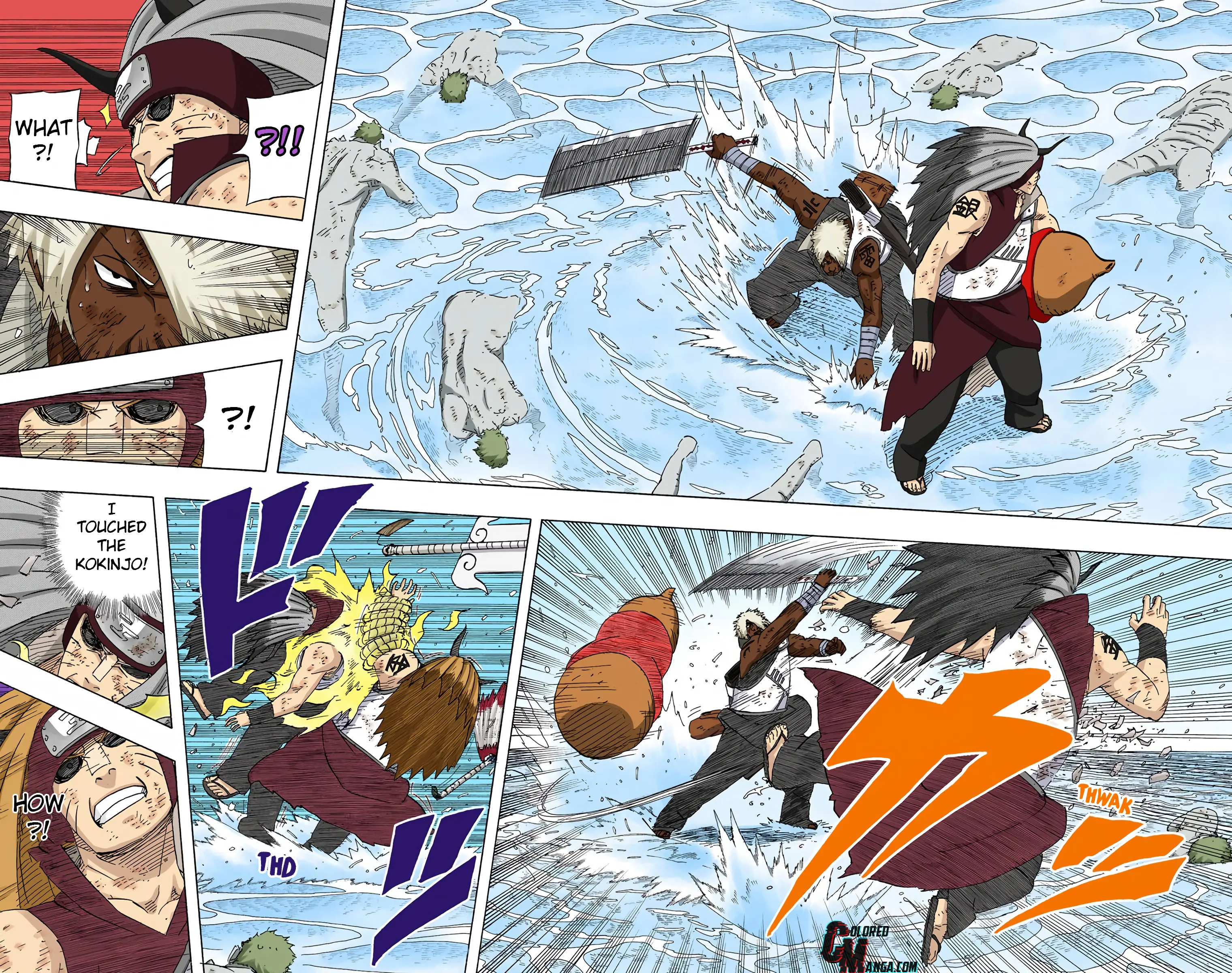 Naruto Colored Manga Online, chapter 528, page 8