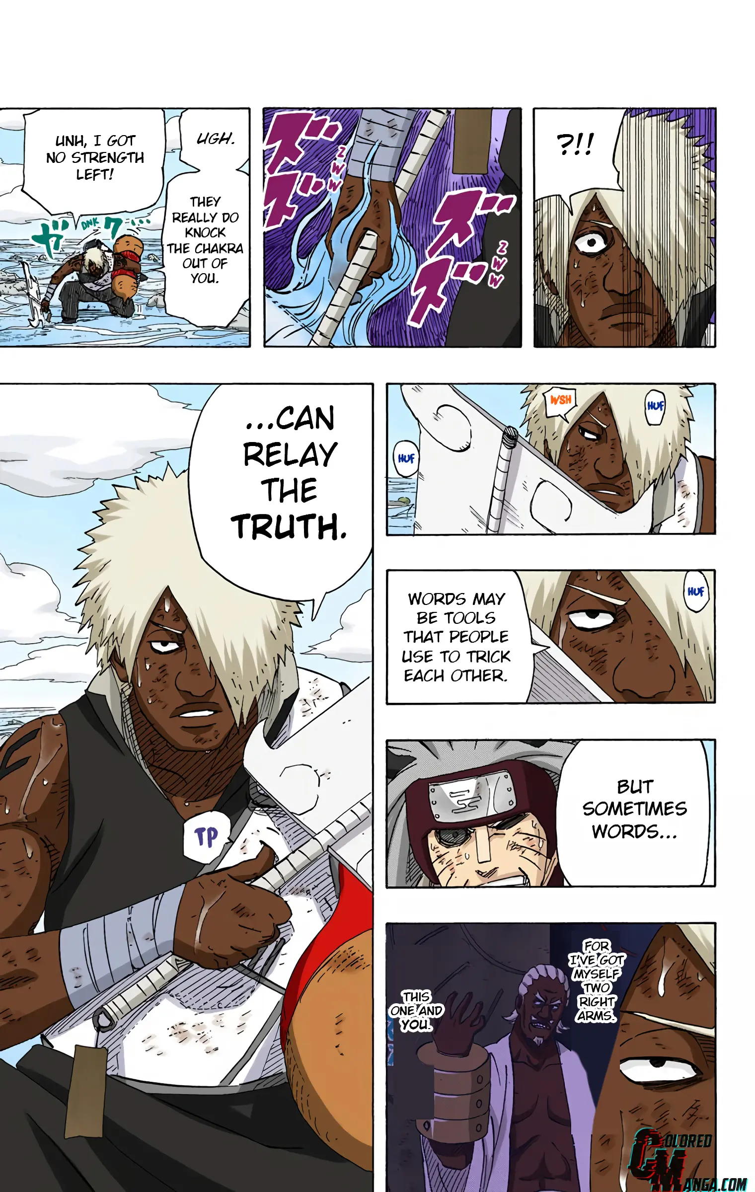Naruto Colored Manga Online, chapter 528, page 12