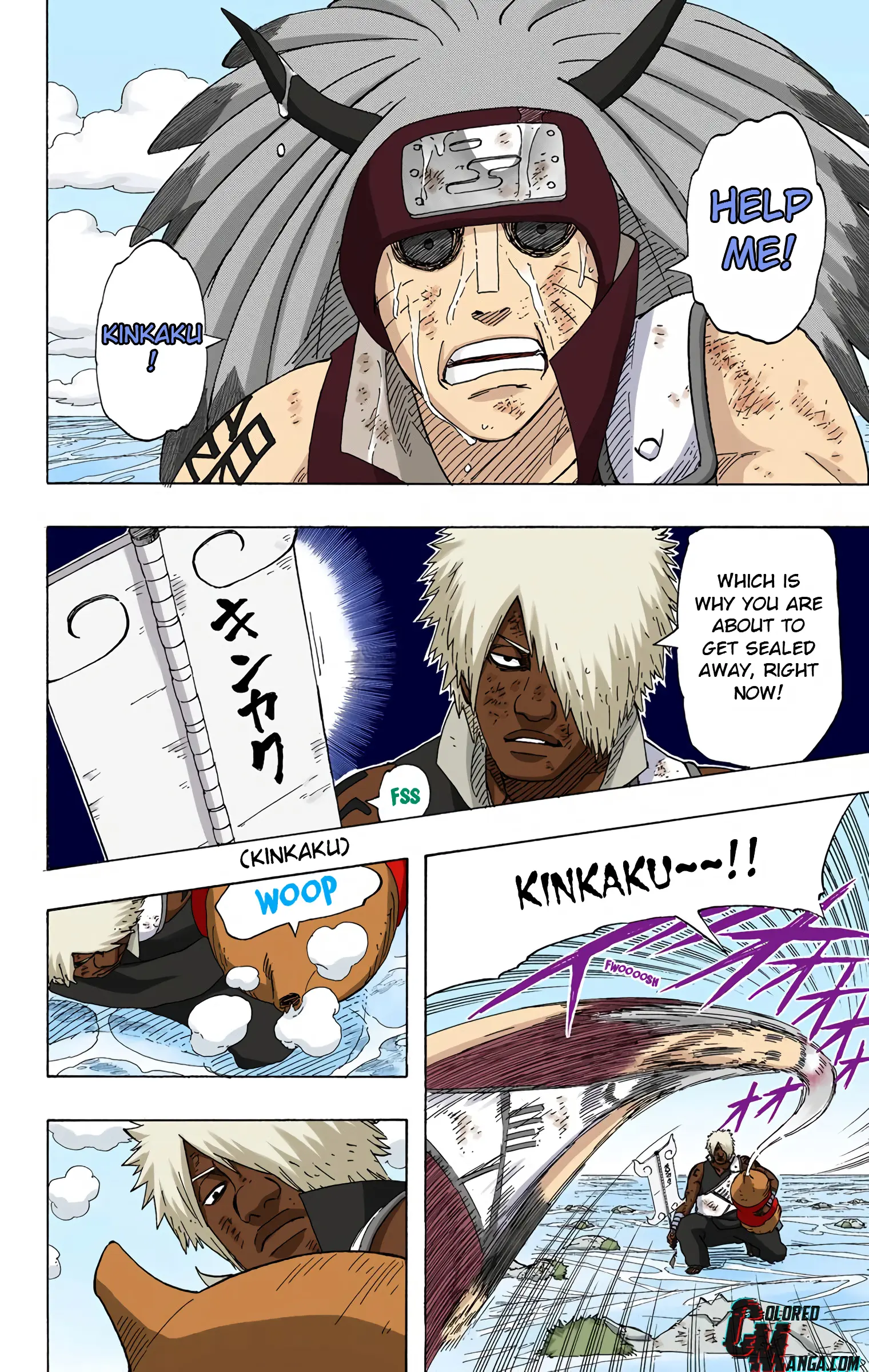 Naruto Colored Manga Online, chapter 528, page 13