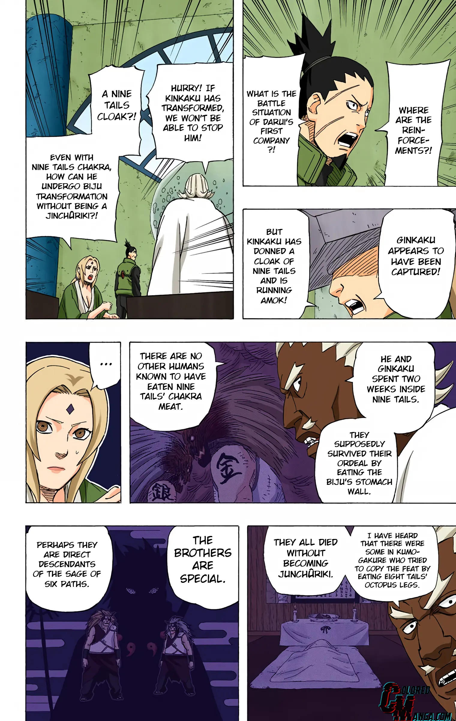 Naruto Colored Manga Online, chapter 529, page 4