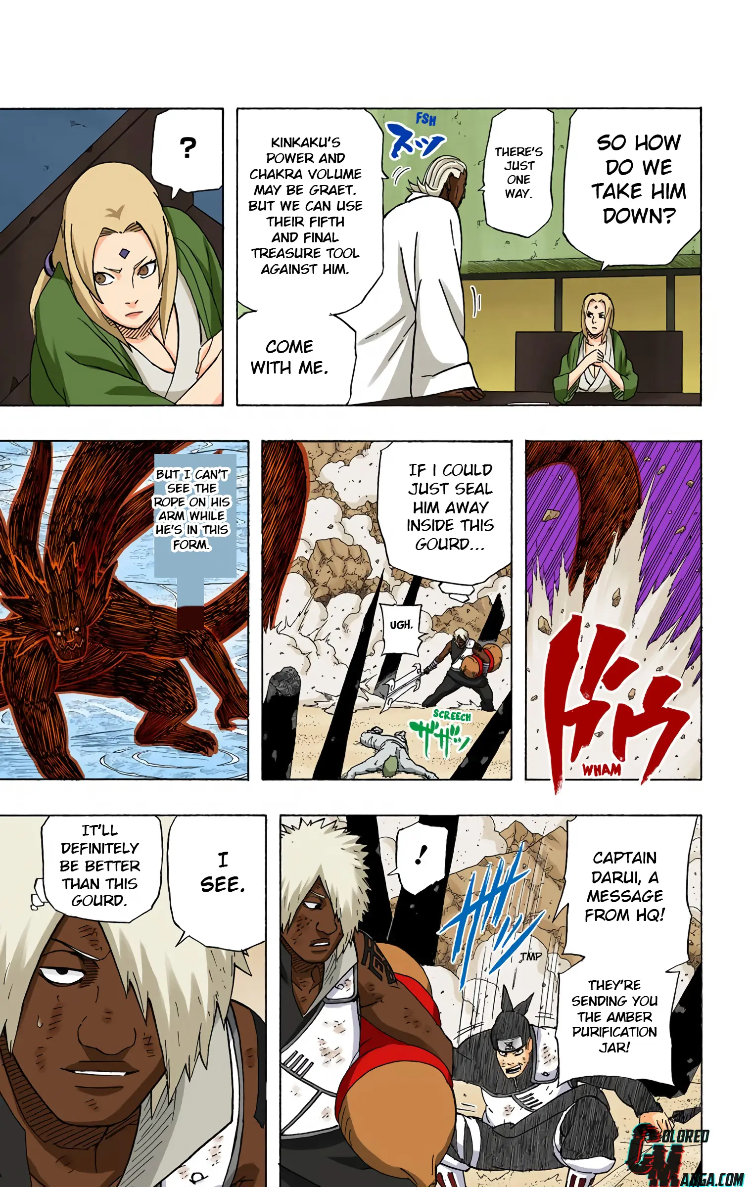 Naruto Colored Manga Online, chapter 529, page 5