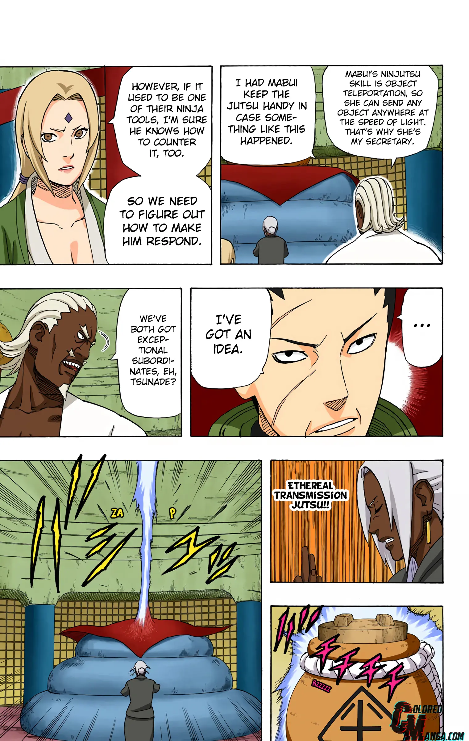 Naruto Colored Manga Online, chapter 529, page 7