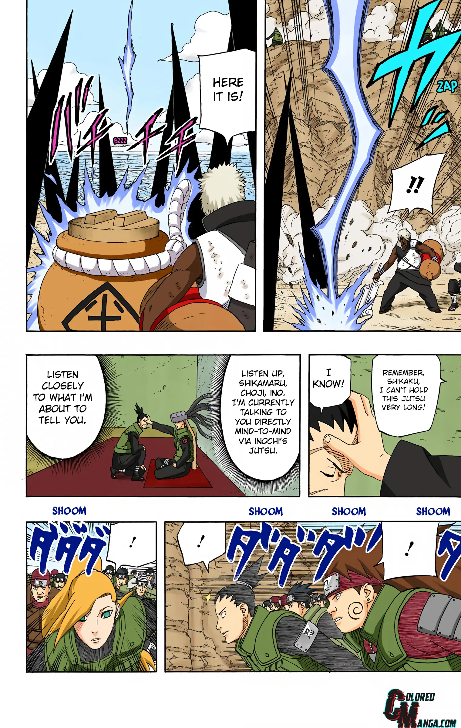 Naruto Colored Manga Online, chapter 529, page 8