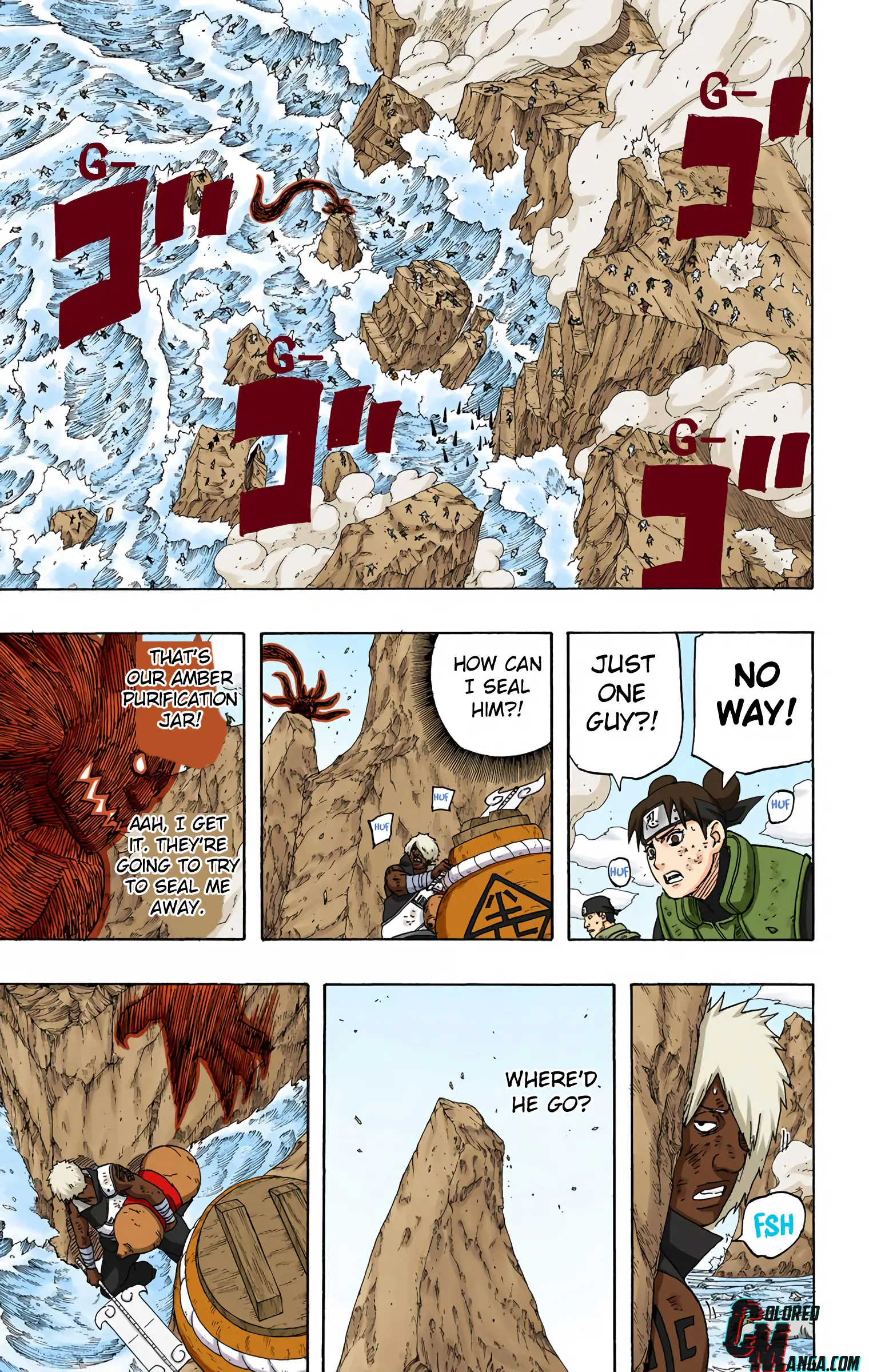 Naruto Colored Manga Online, chapter 529, page 9