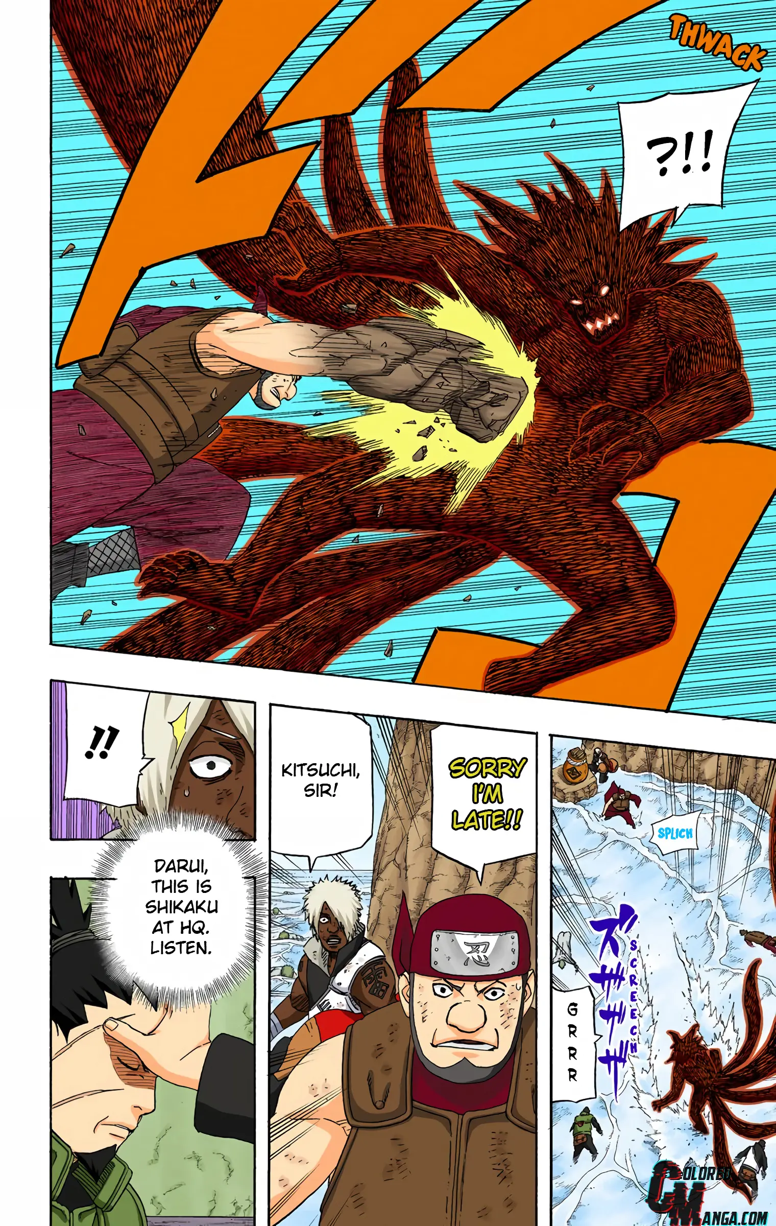 Naruto Colored Manga Online, chapter 529, page 10