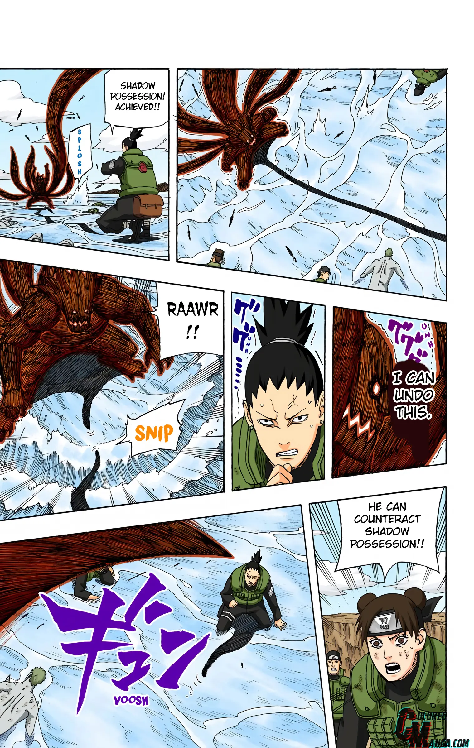 Naruto Colored Manga Online, chapter 529, page 15