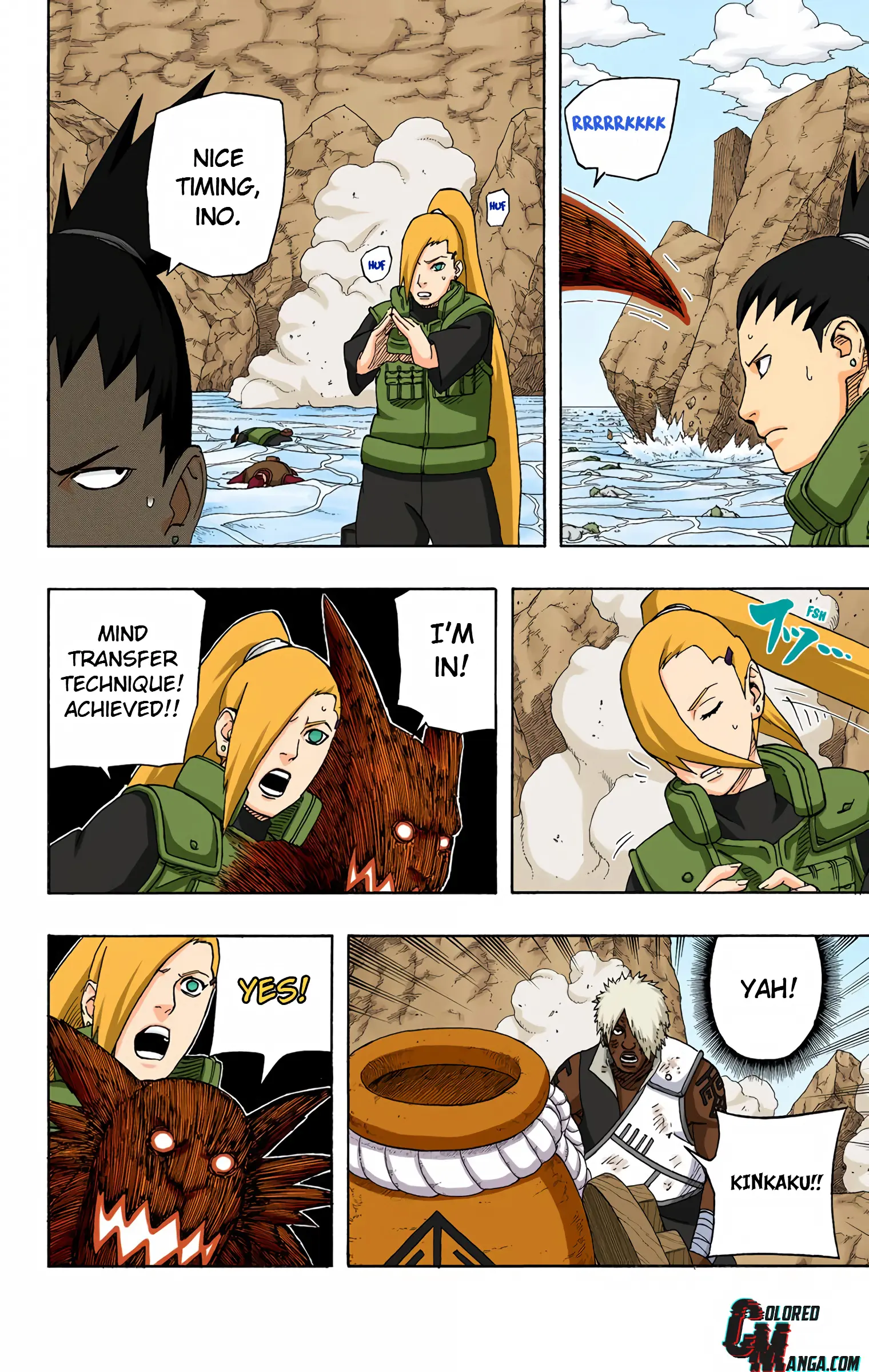 Naruto Colored Manga Online, chapter 529, page 16