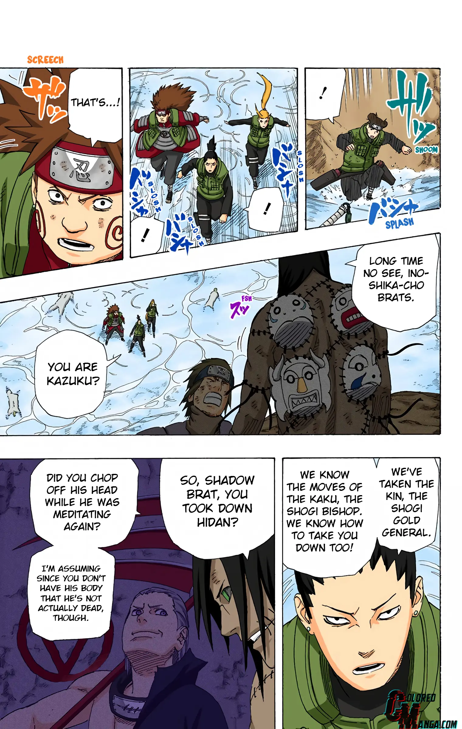 Naruto Colored Manga Online, chapter 530, page 3